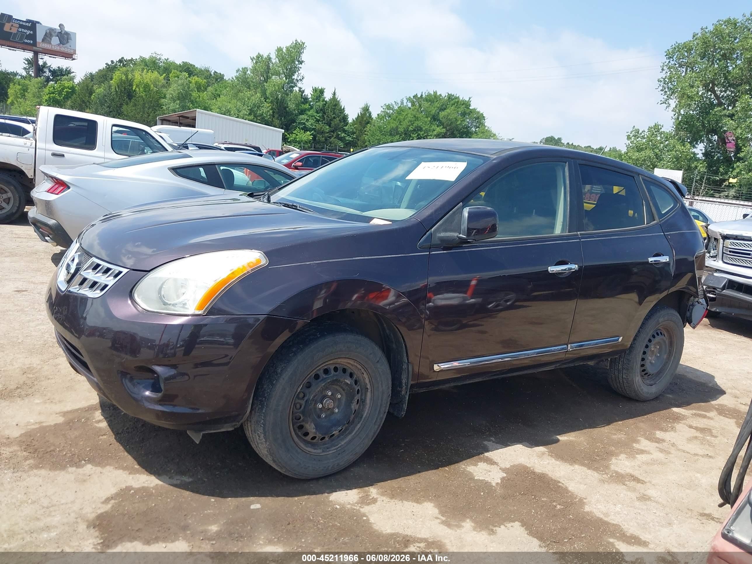 2013 Nissan Rogue S Purple vin: JN8AS5MT8DW523984
