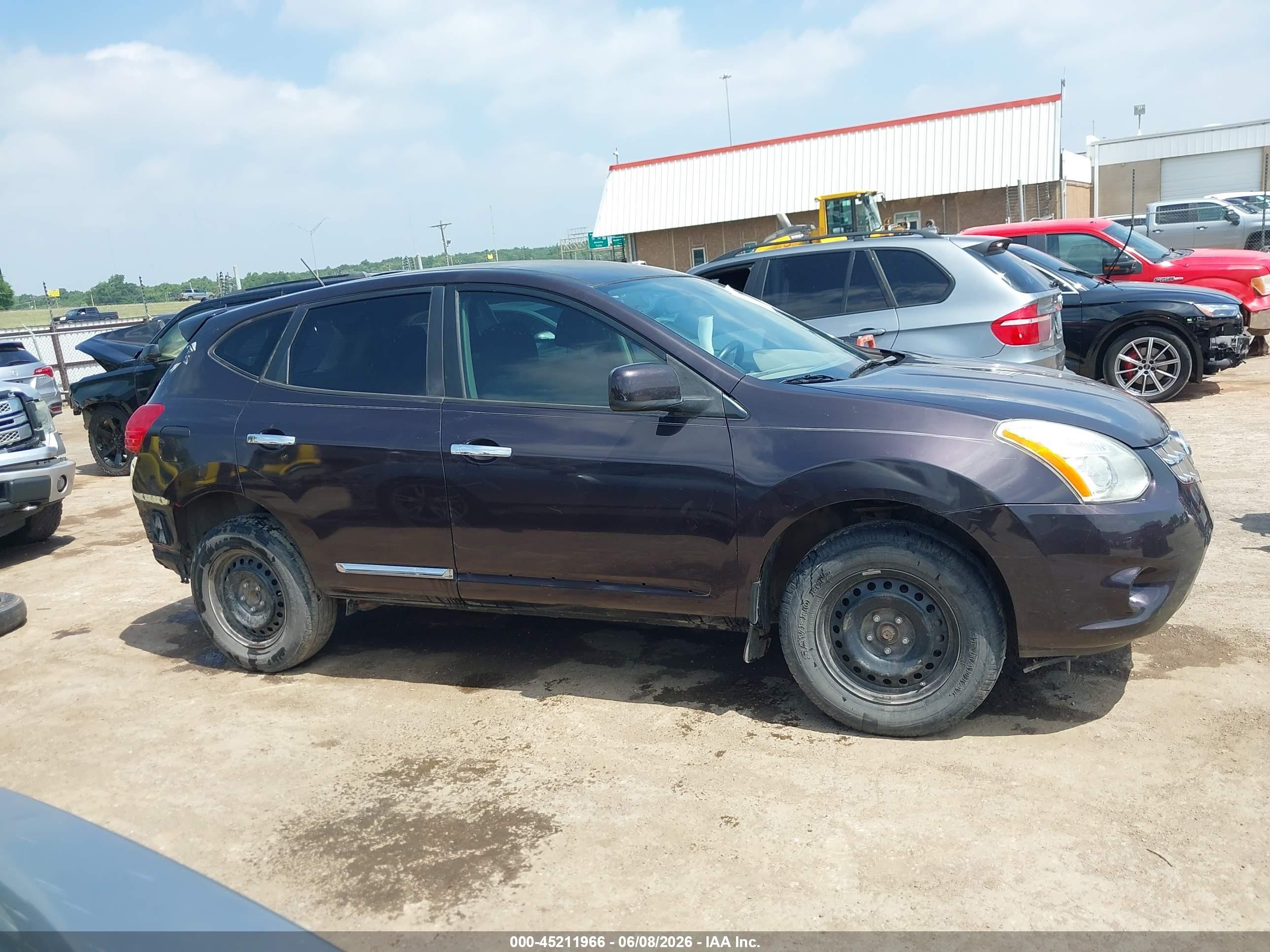 2013 Nissan Rogue S Purple vin: JN8AS5MT8DW523984