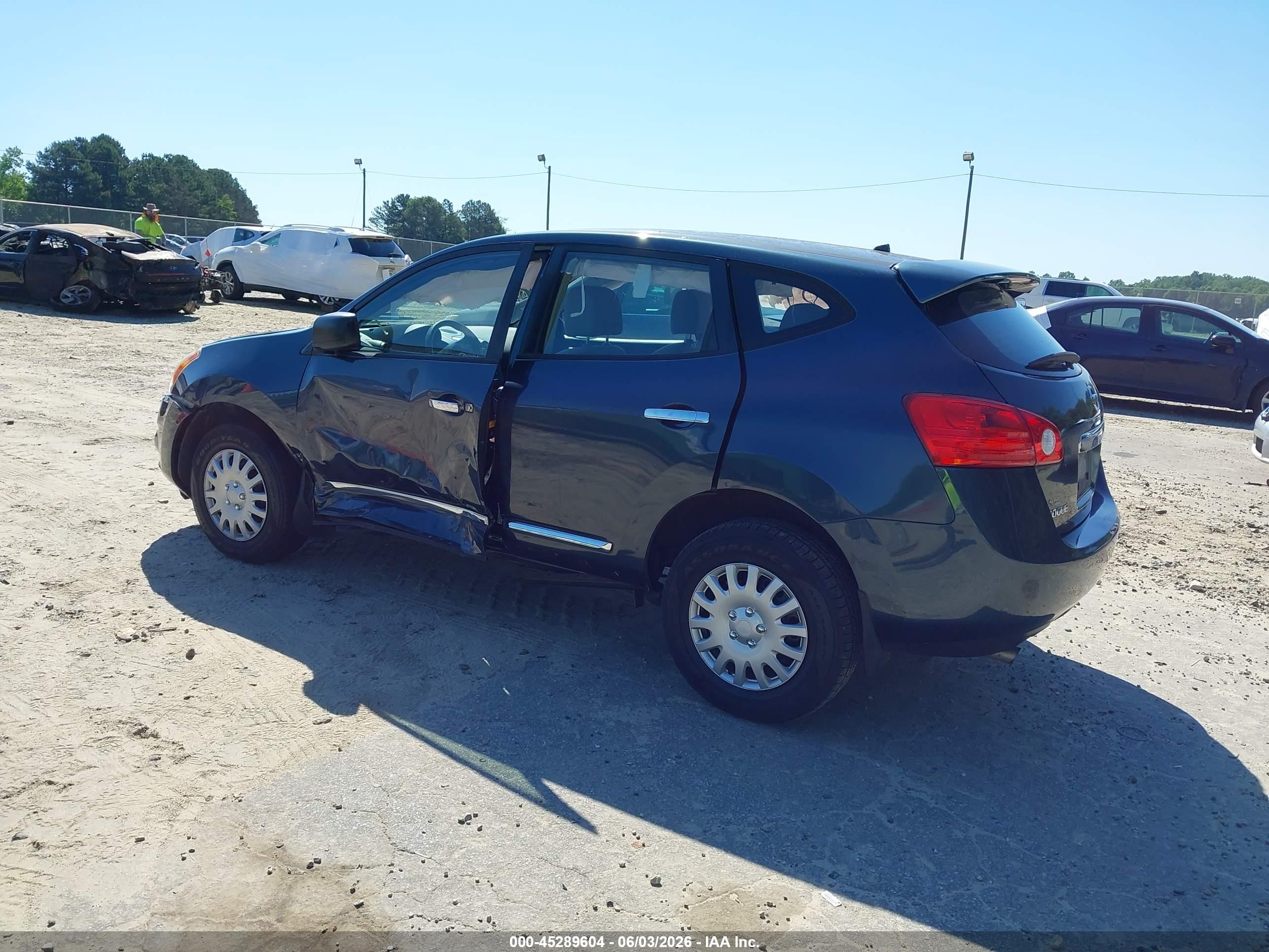 2013 Nissan Rogue S Blue vin: JN8AS5MT8DW531812