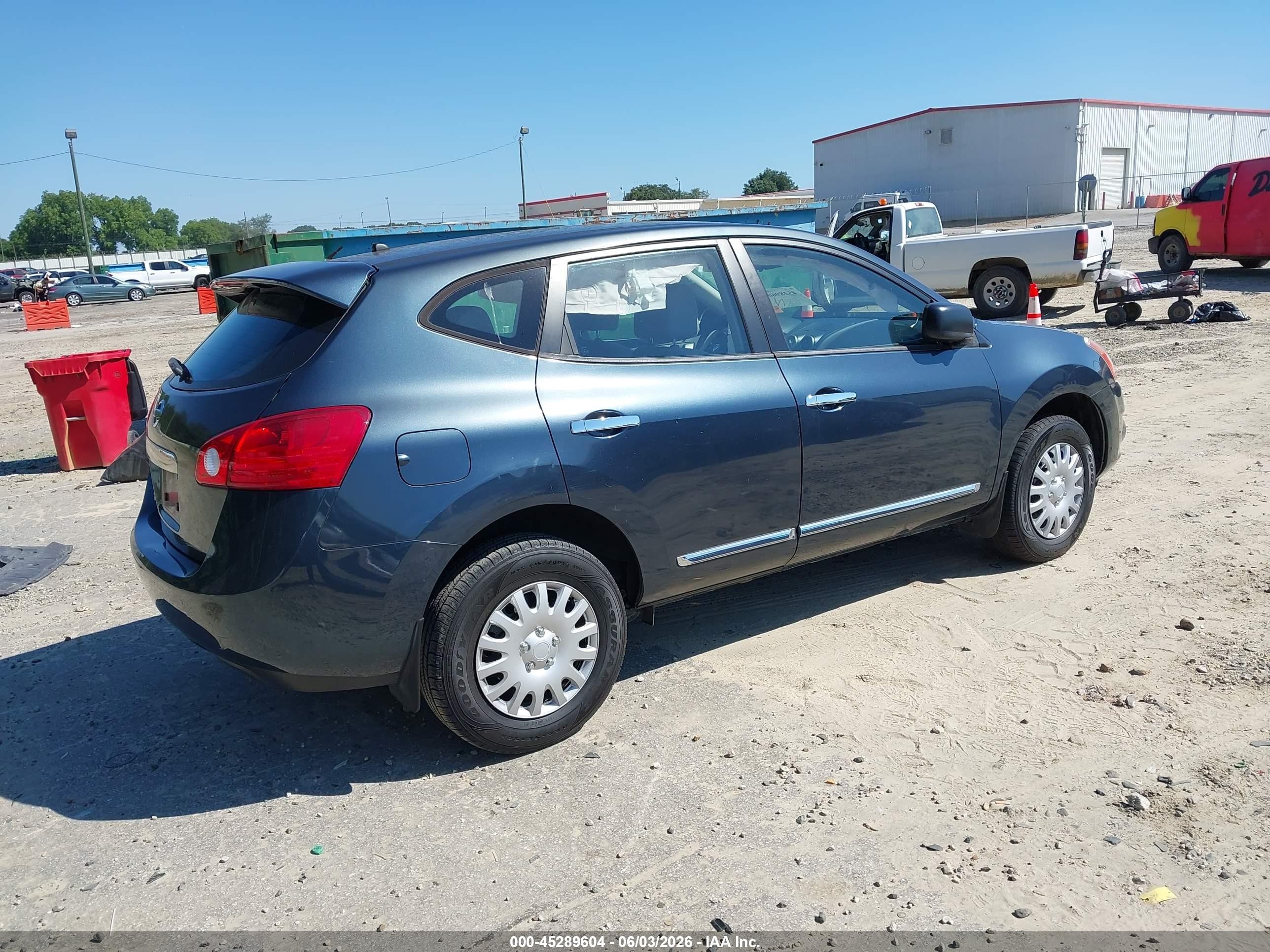2013 Nissan Rogue S Blue vin: JN8AS5MT8DW531812