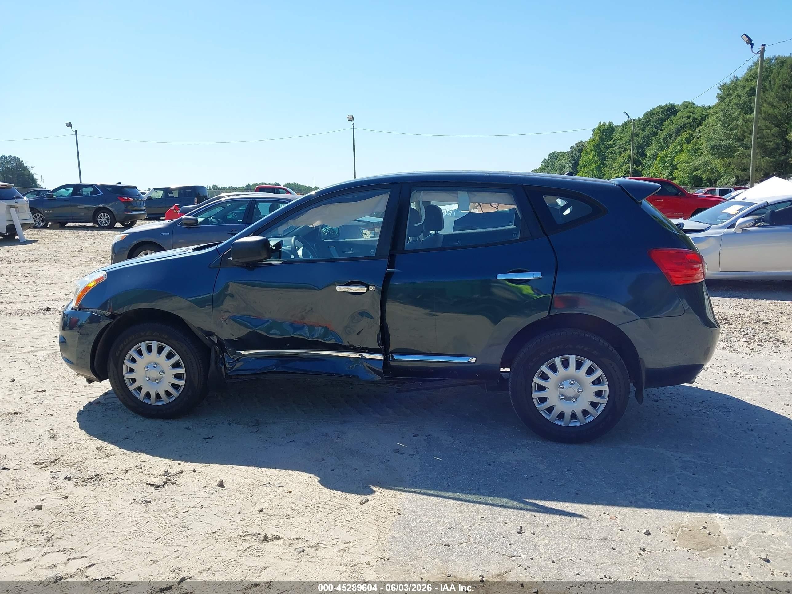 2013 Nissan Rogue S Blue vin: JN8AS5MT8DW531812