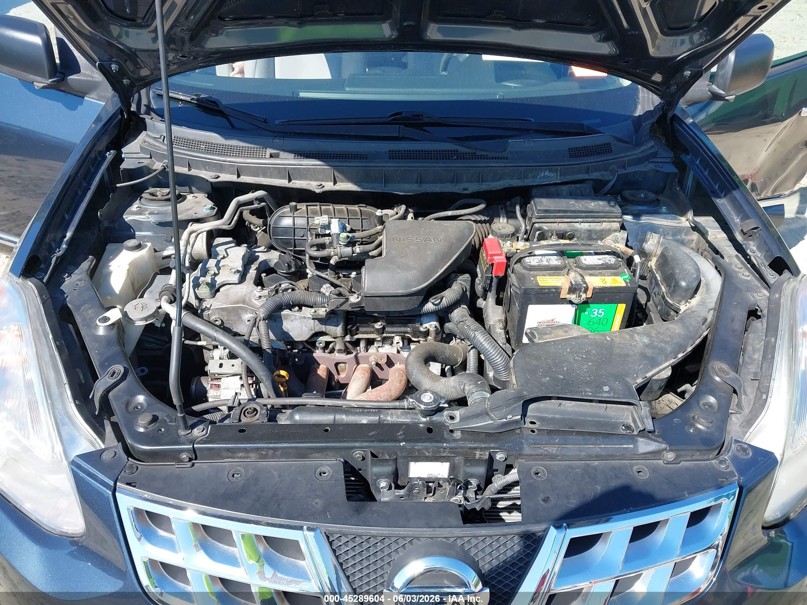 2013 Nissan Rogue S Blue vin: JN8AS5MT8DW531812
