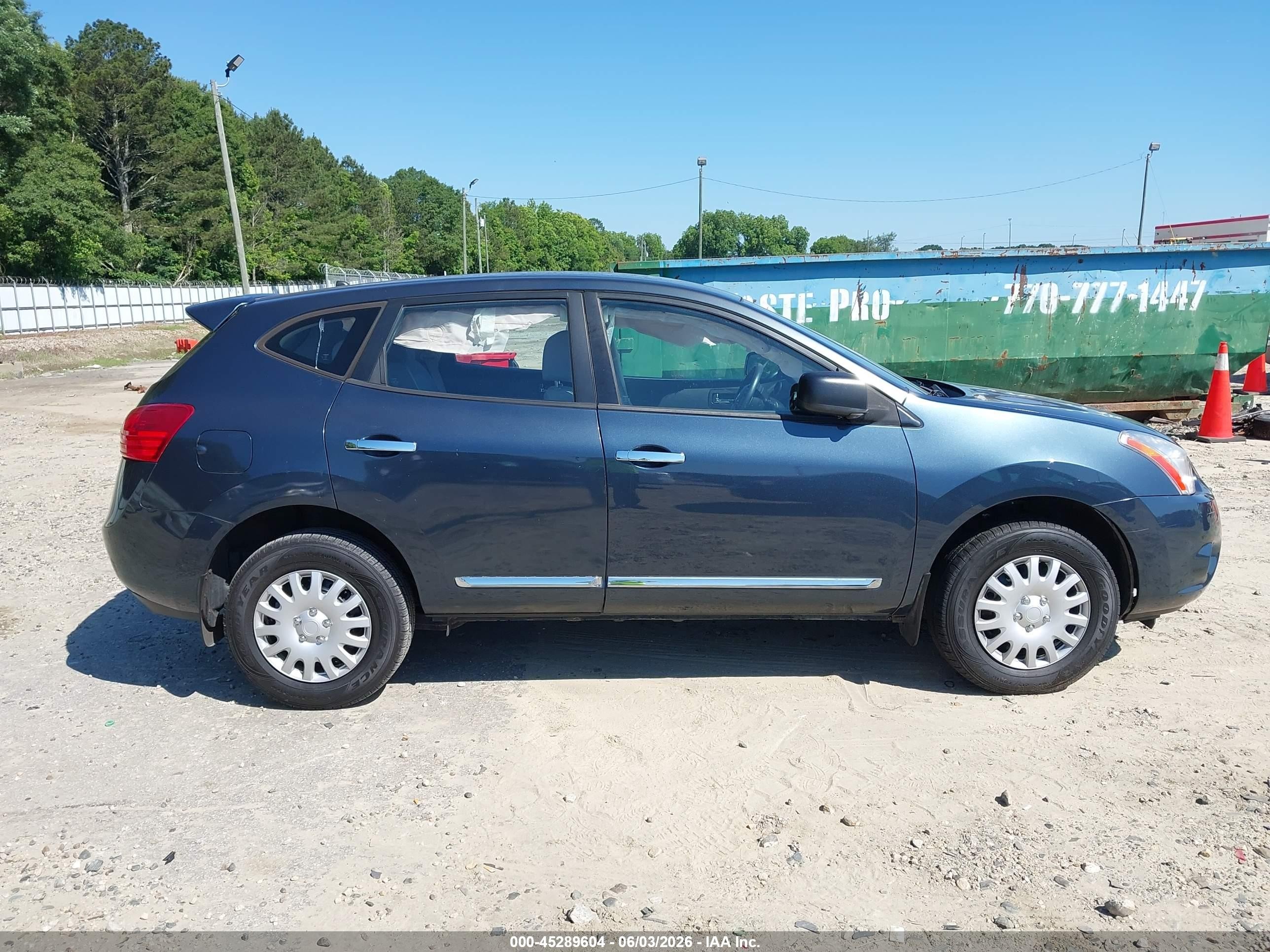 2013 Nissan Rogue S Blue vin: JN8AS5MT8DW531812