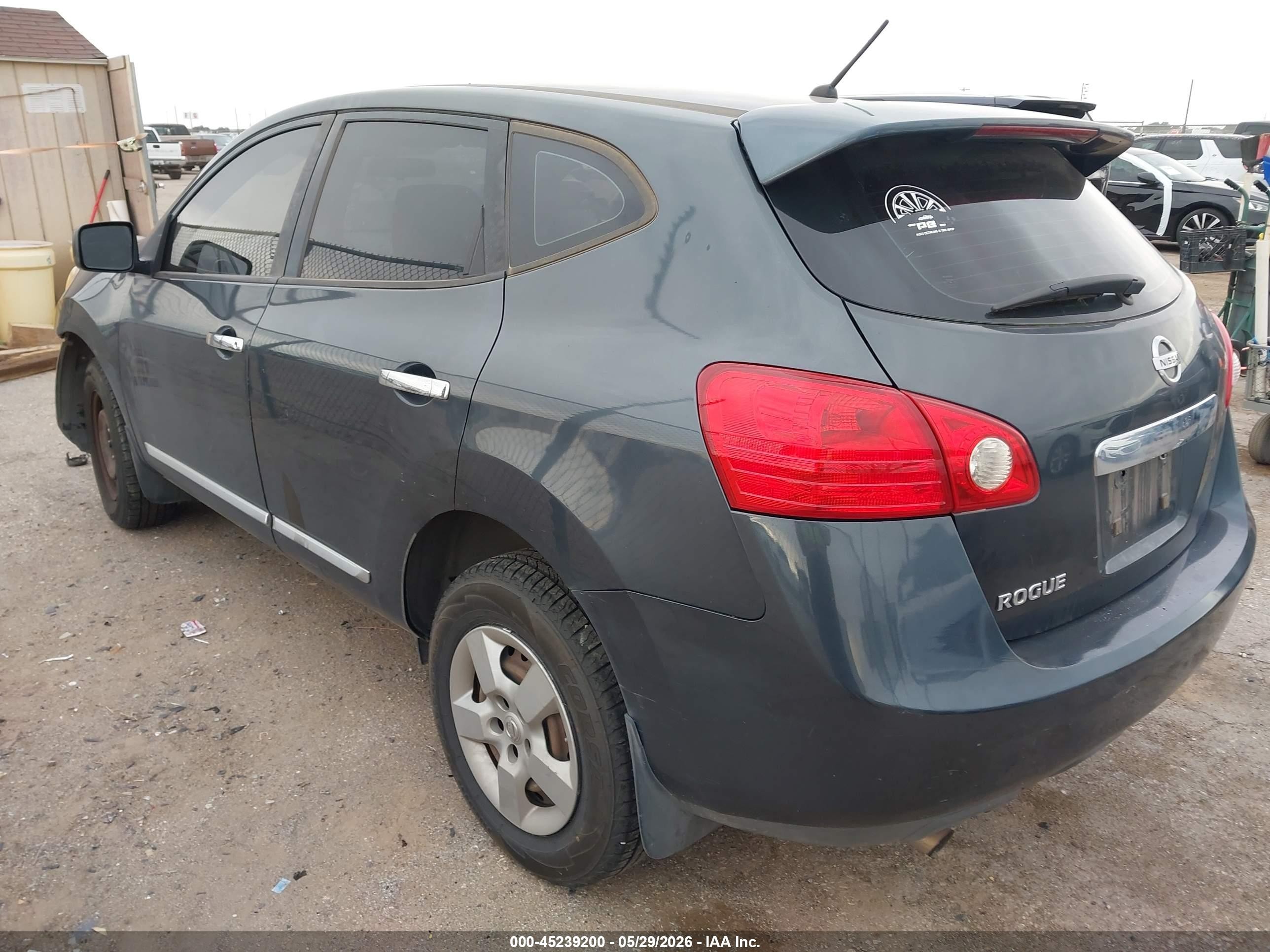 2013 Nissan Rogue S Серый vin: JN8AS5MT8DW535777