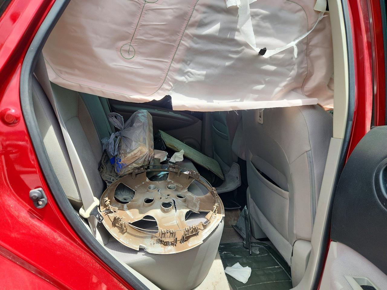 2013 Nissan Rogue S Red vin: JN8AS5MT8DW536153