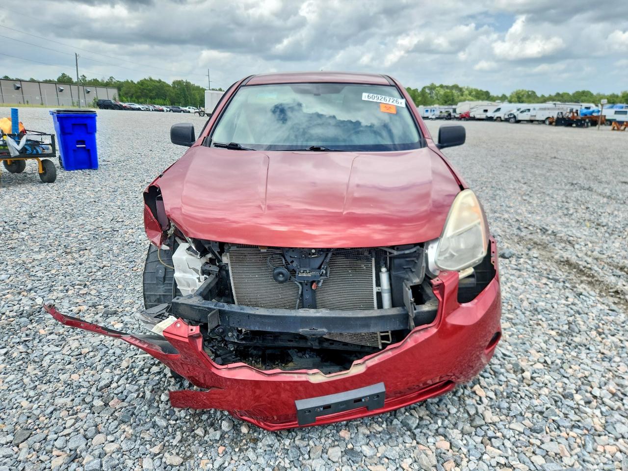 2013 Nissan Rogue S Red vin: JN8AS5MT8DW536153
