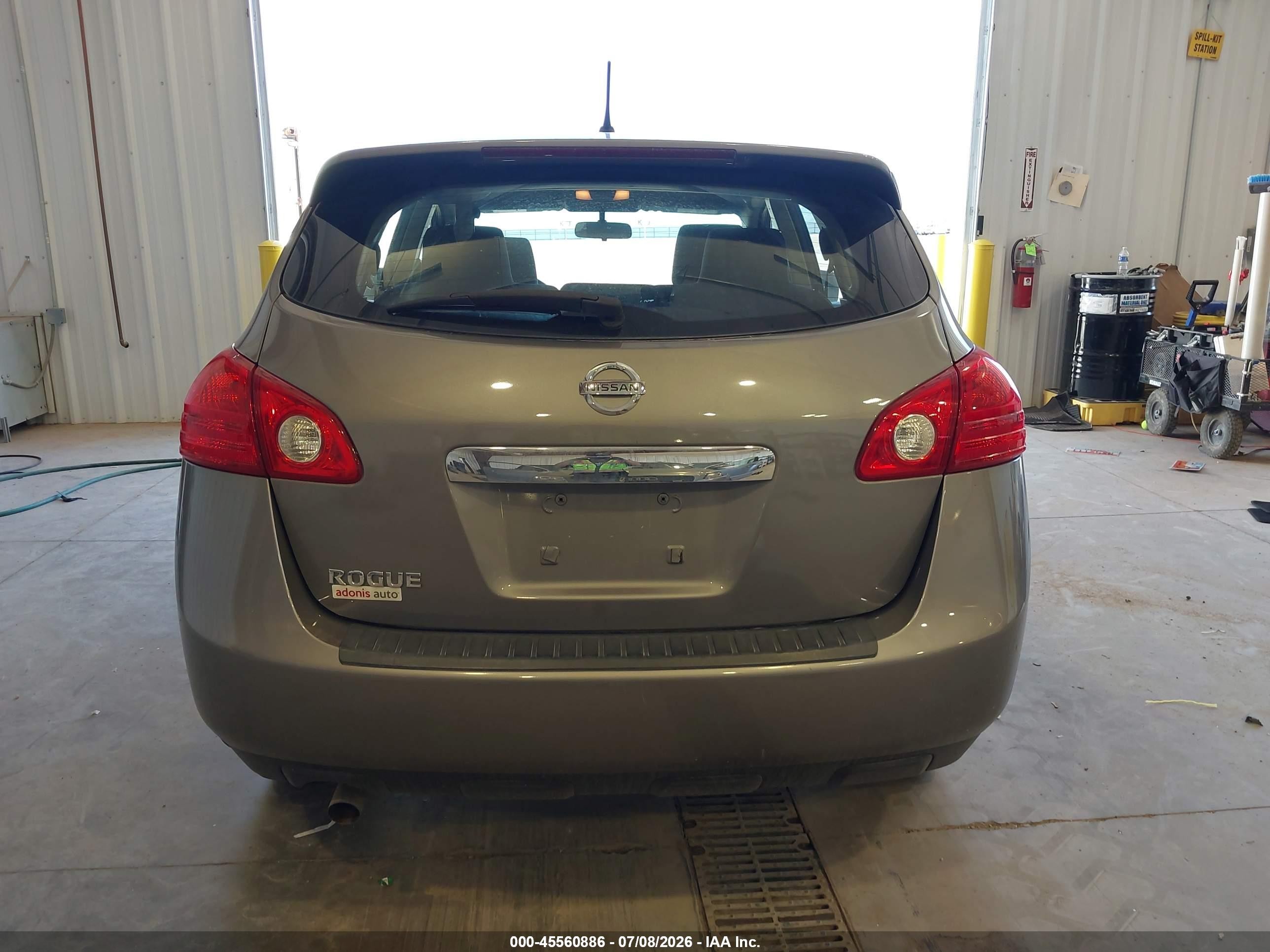 2013 Nissan Rogue S Gray vin: JN8AS5MT8DW537741