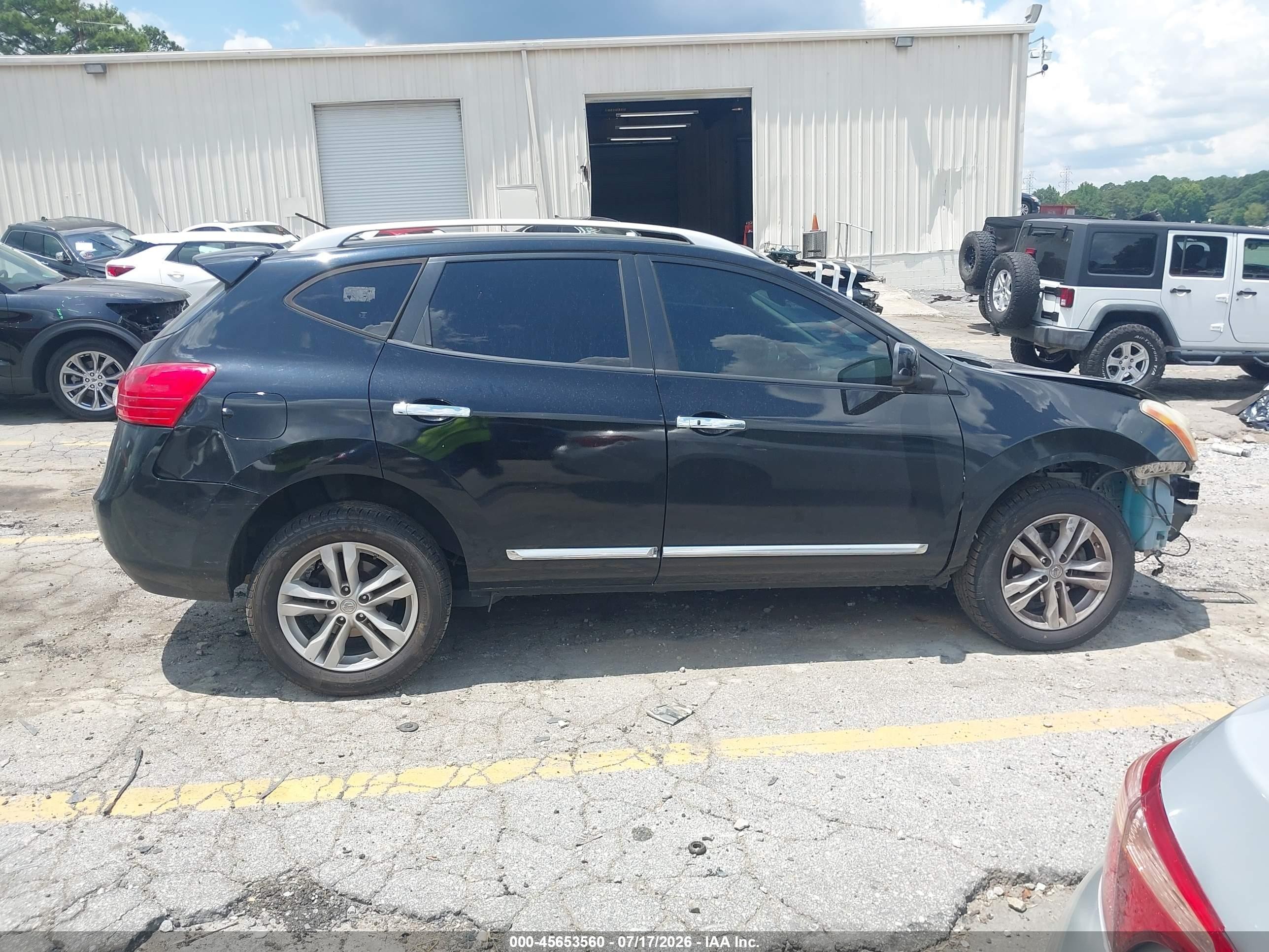 2013 Nissan Rogue Sv Black vin: JN8AS5MT8DW540185