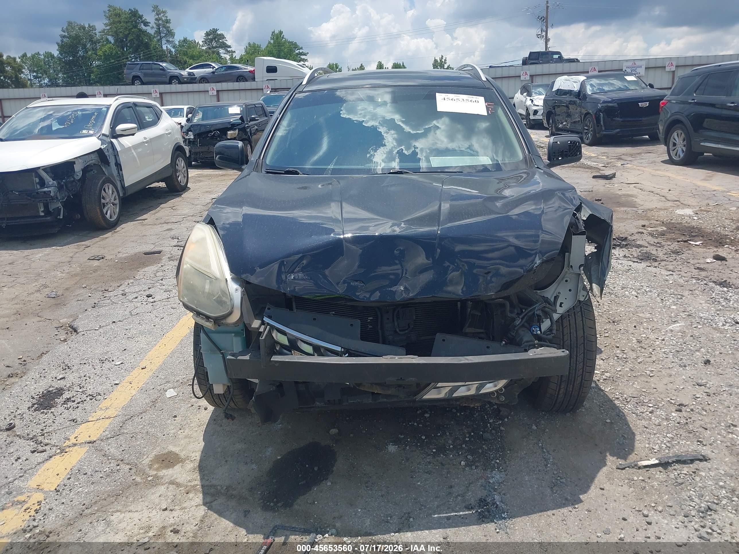 2013 Nissan Rogue Sv Black vin: JN8AS5MT8DW540185