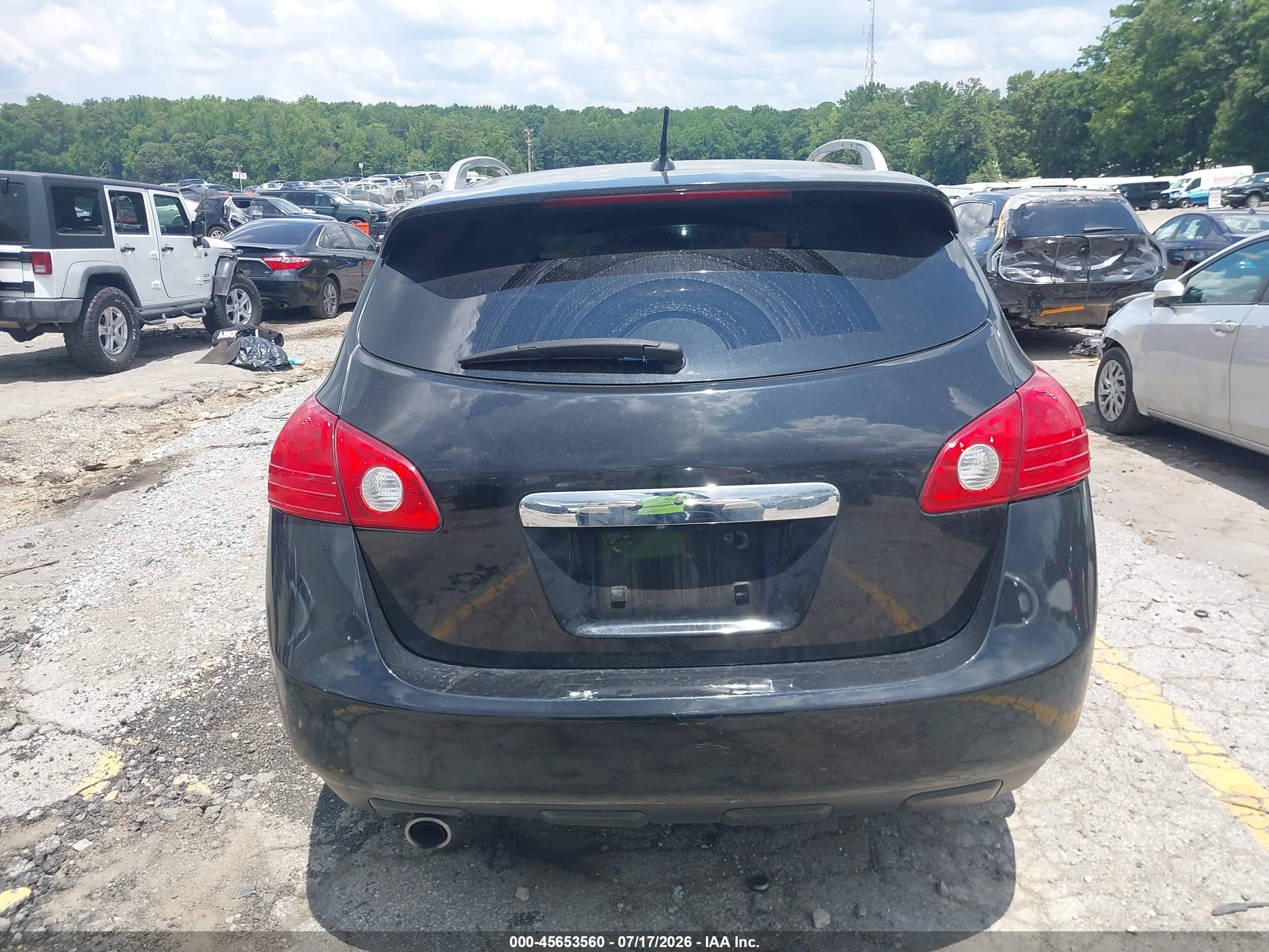 2013 Nissan Rogue Sv Black vin: JN8AS5MT8DW540185