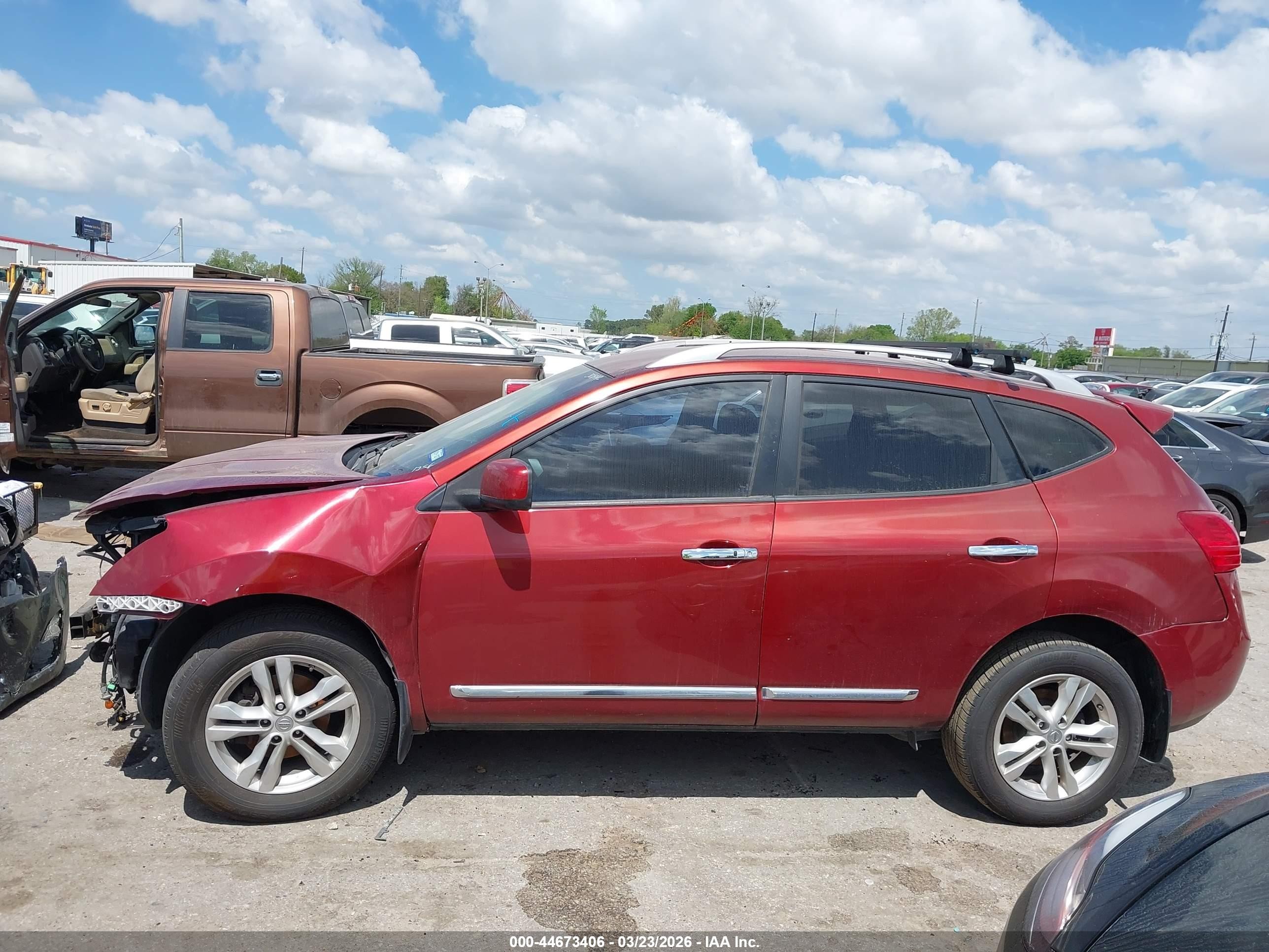 2013 Nissan Rogue Sv Red vin: JN8AS5MT8DW541756