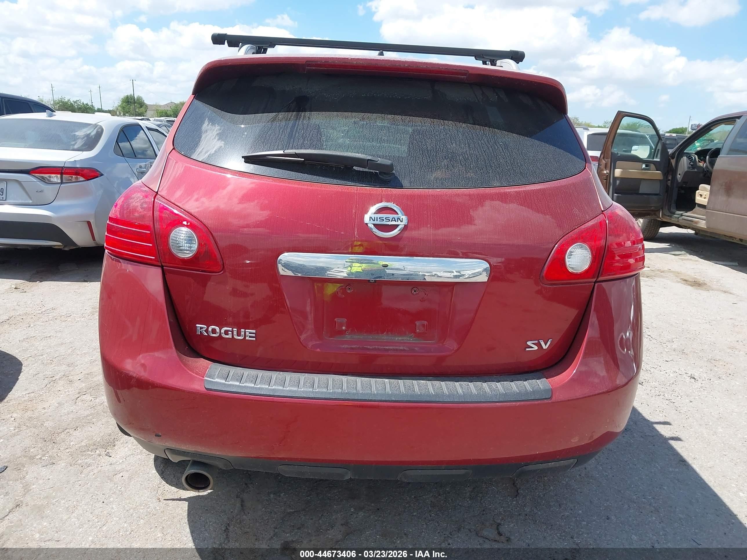 2013 Nissan Rogue Sv Red vin: JN8AS5MT8DW541756