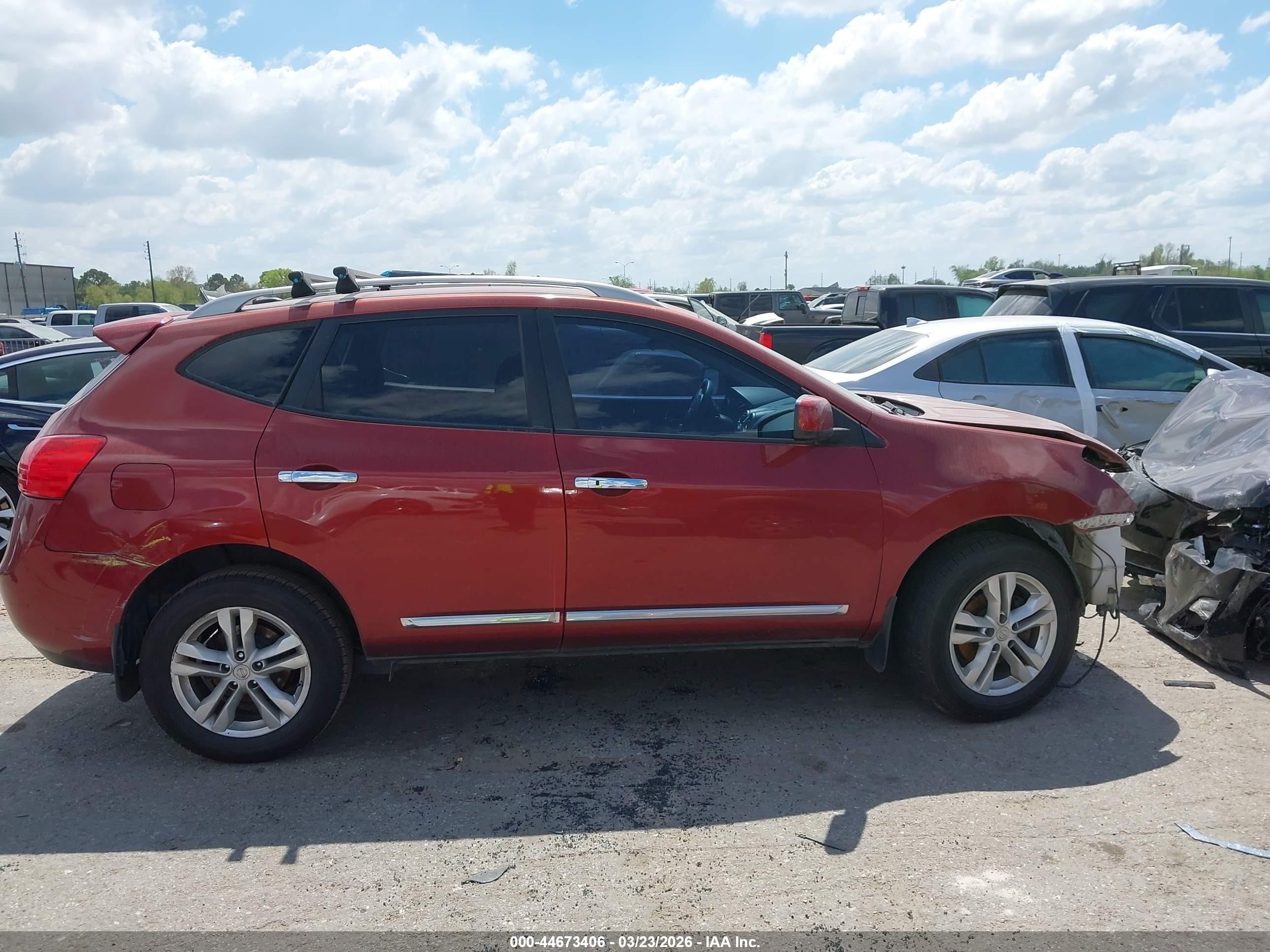 2013 Nissan Rogue Sv Red vin: JN8AS5MT8DW541756