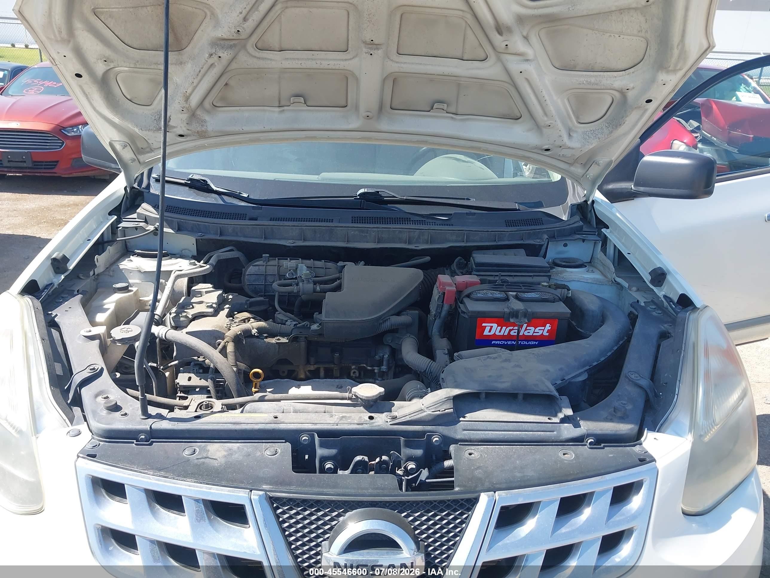 2013 Nissan Rogue S White vin: JN8AS5MT8DW547296