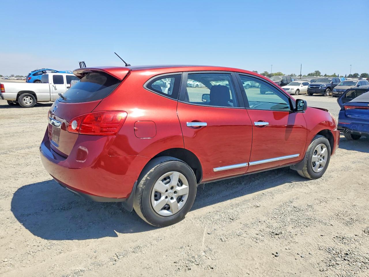 2013 Nissan Rogue S Burgundy vin: JN8AS5MT8DW548478