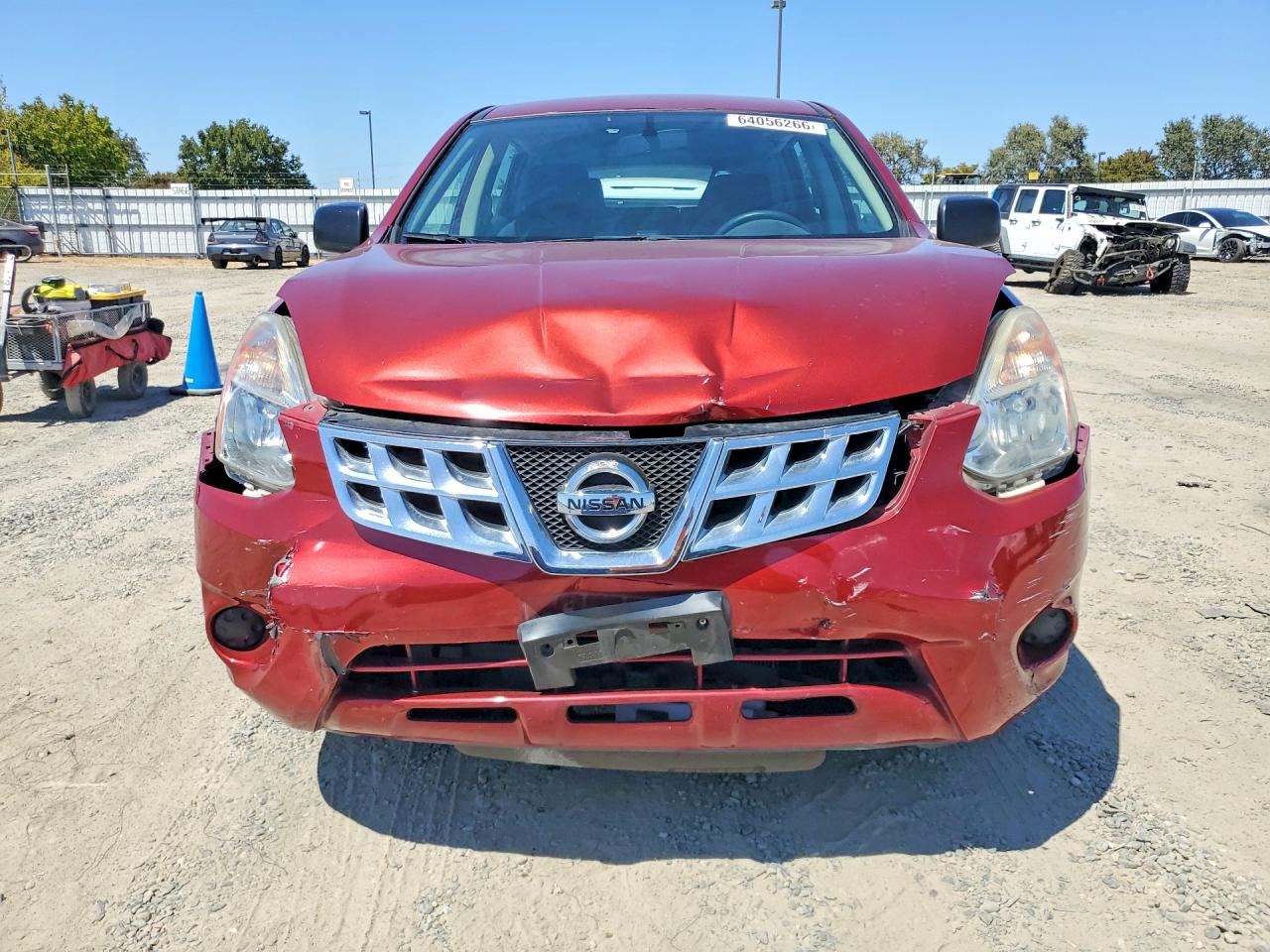 2013 Nissan Rogue S Burgundy vin: JN8AS5MT8DW548478