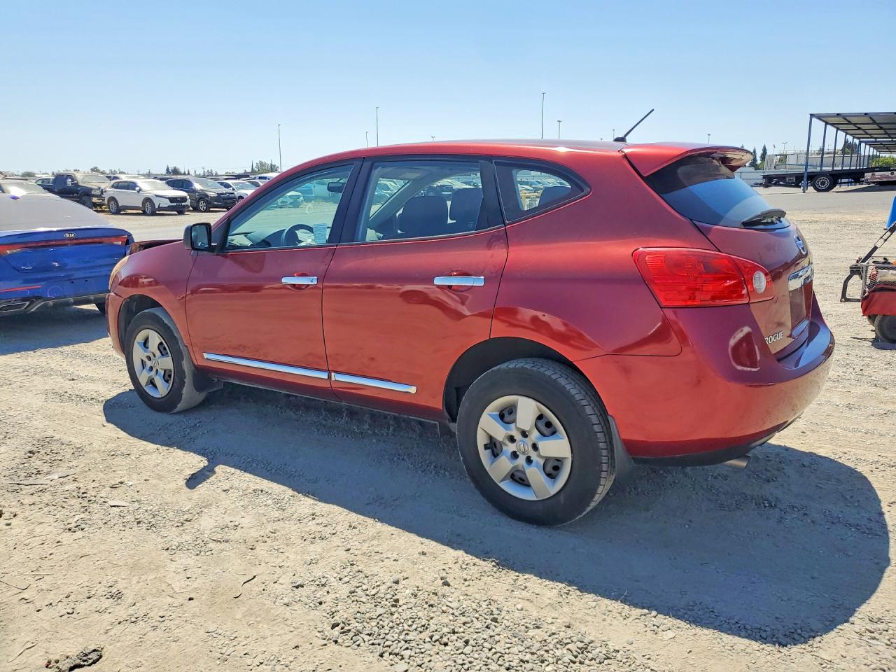 2013 Nissan Rogue S Burgundy vin: JN8AS5MT8DW548478