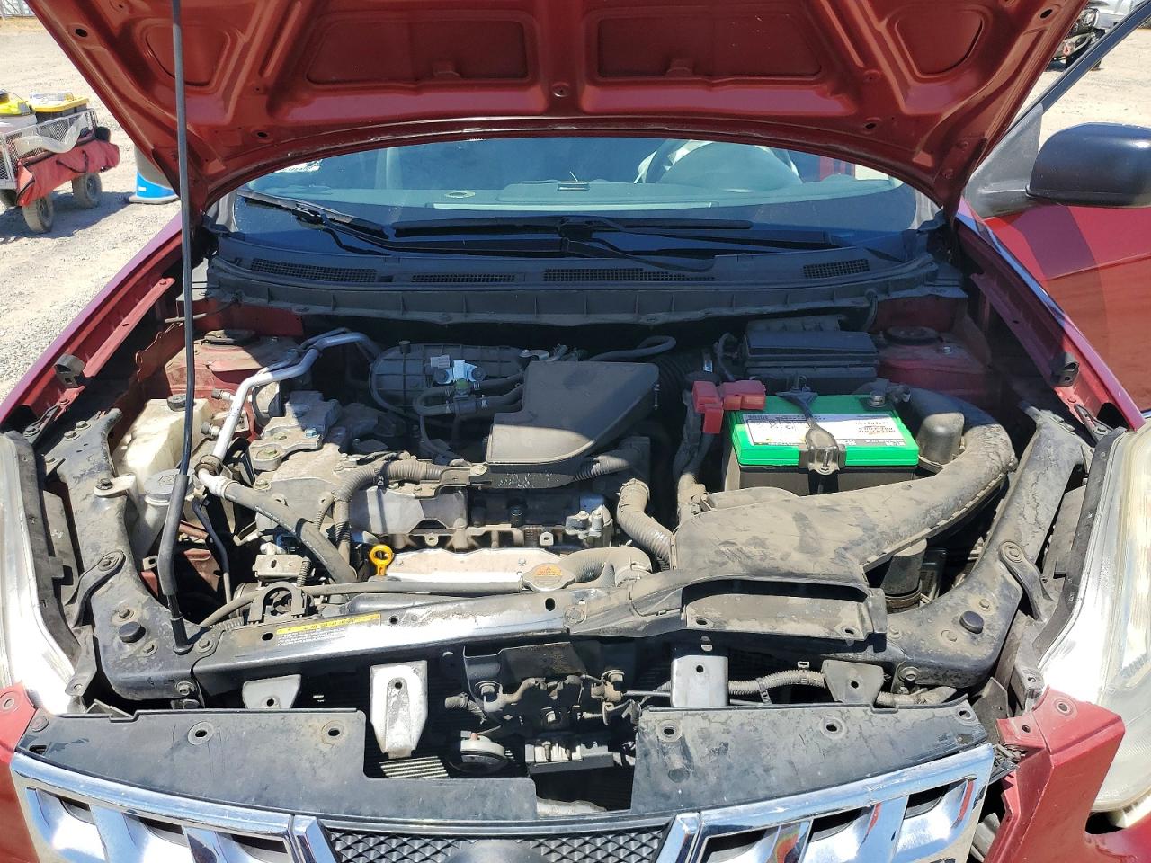 2013 Nissan Rogue S Burgundy vin: JN8AS5MT8DW548478