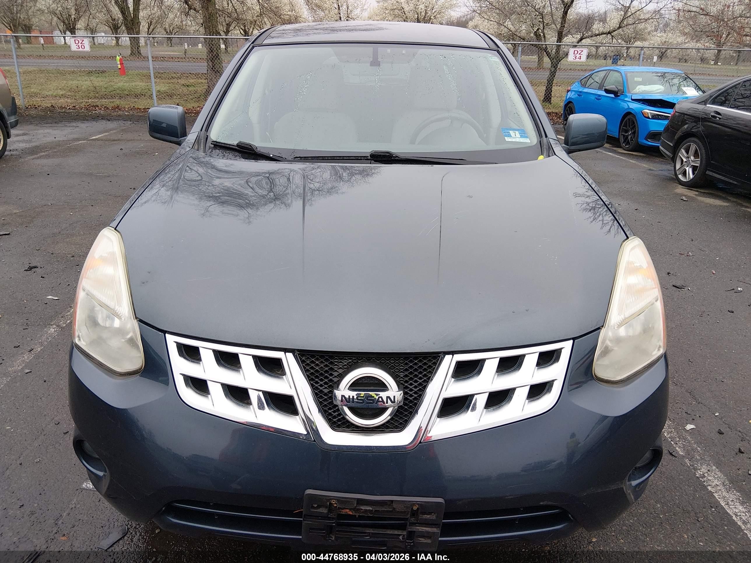 2013 Nissan Rogue S Blue vin: JN8AS5MT8DW554555