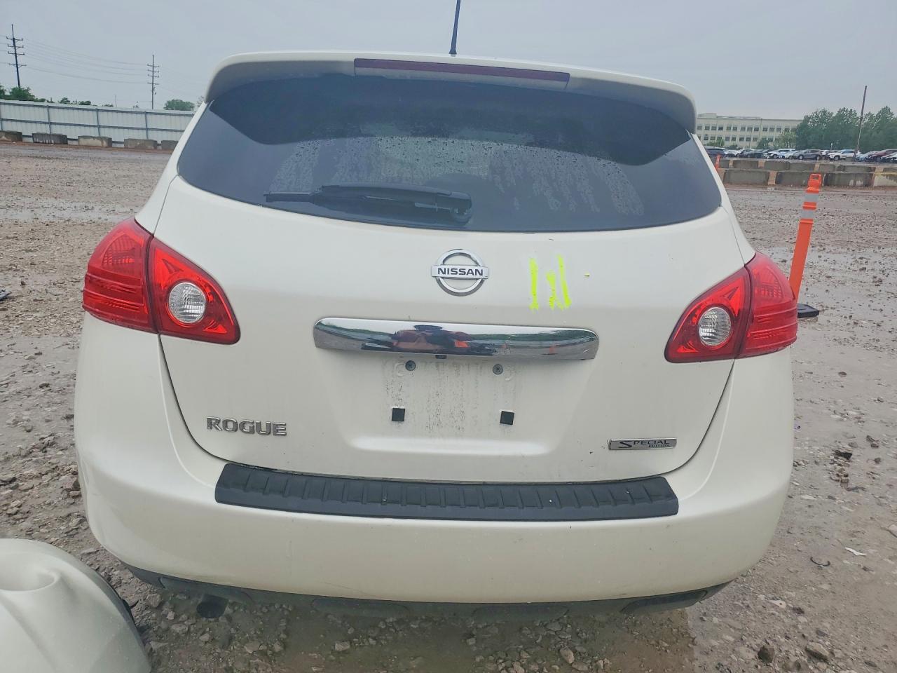 2013 Nissan Rogue S White vin: JN8AS5MT8DW554880