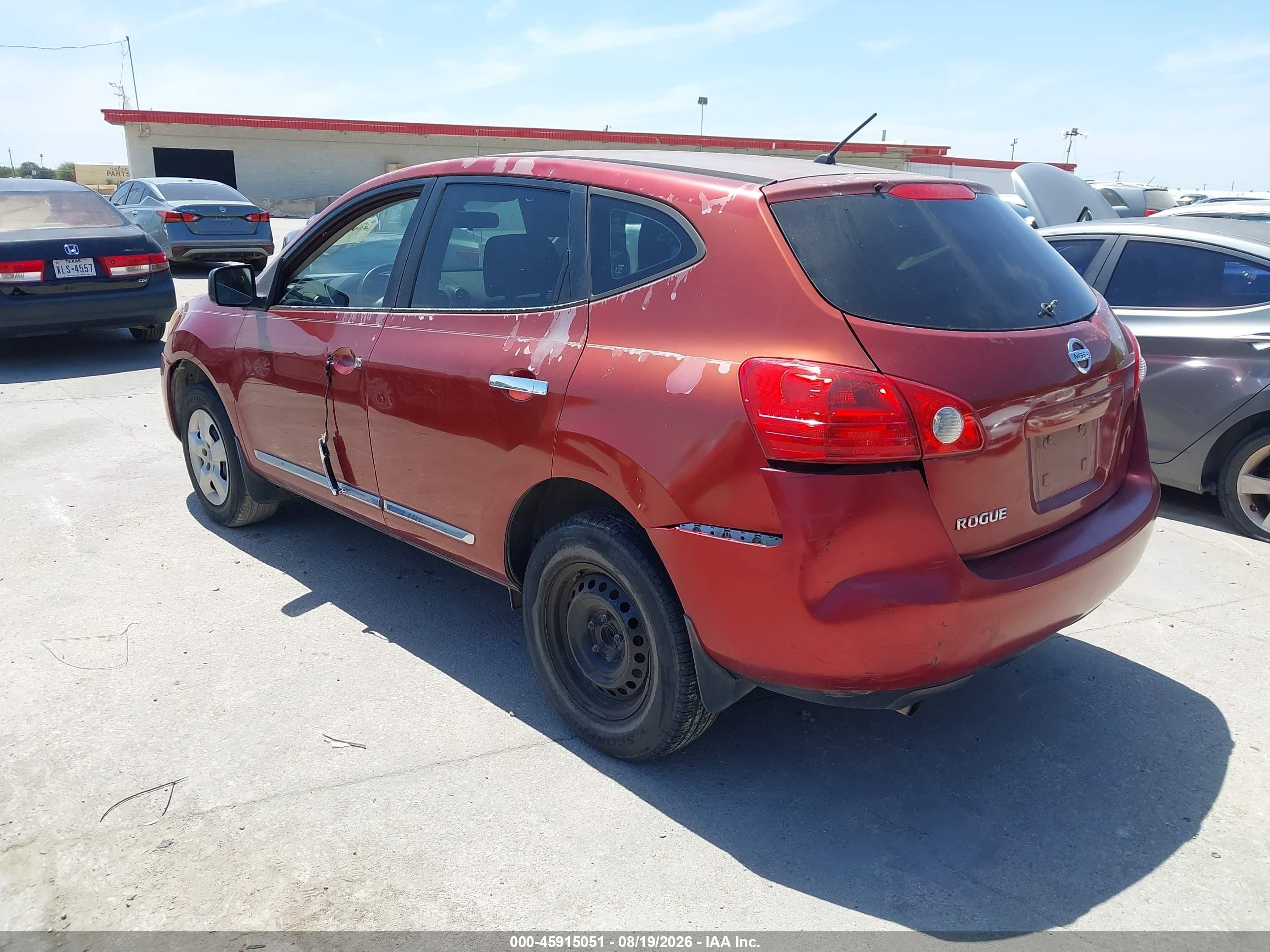 2014 Nissan Rogue Select S Maroon vin: JN8AS5MT8EW617347