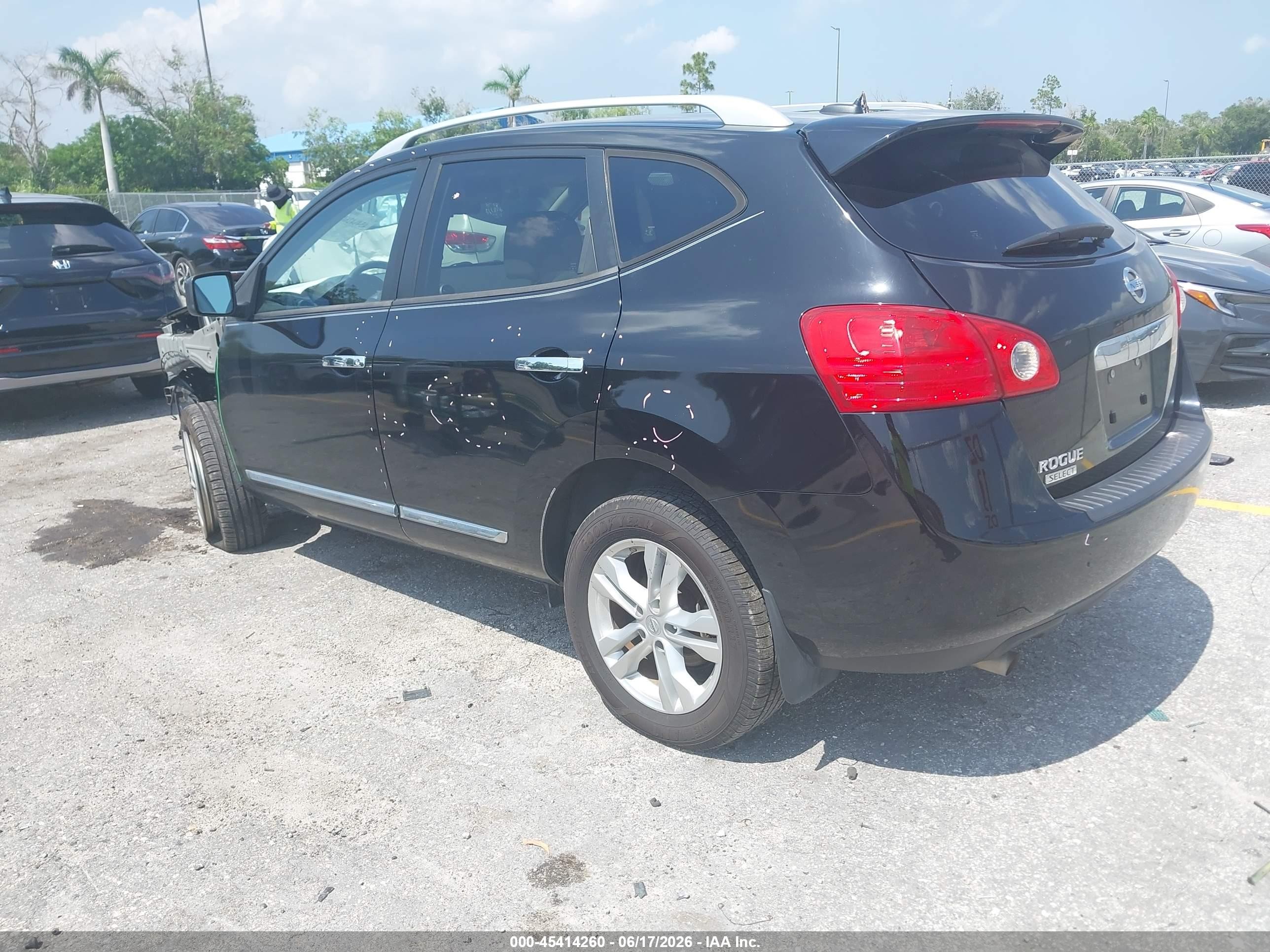 2015 Nissan Rogue Select S Black vin: JN8AS5MT8FW162355
