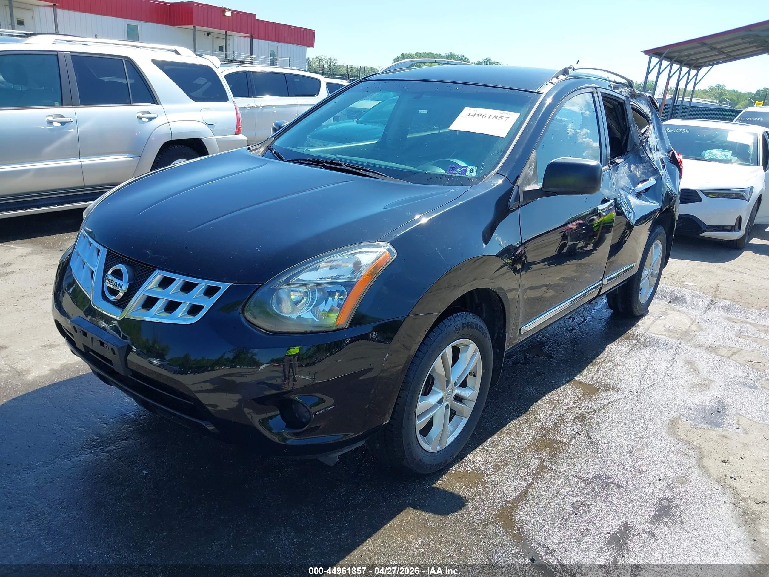 2015 Nissan Rogue Select S Black vin: JN8AS5MT8FW162839