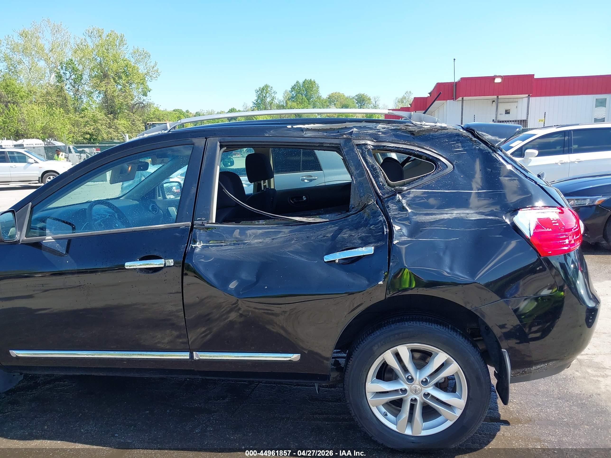 2015 Nissan Rogue Select S Black vin: JN8AS5MT8FW162839