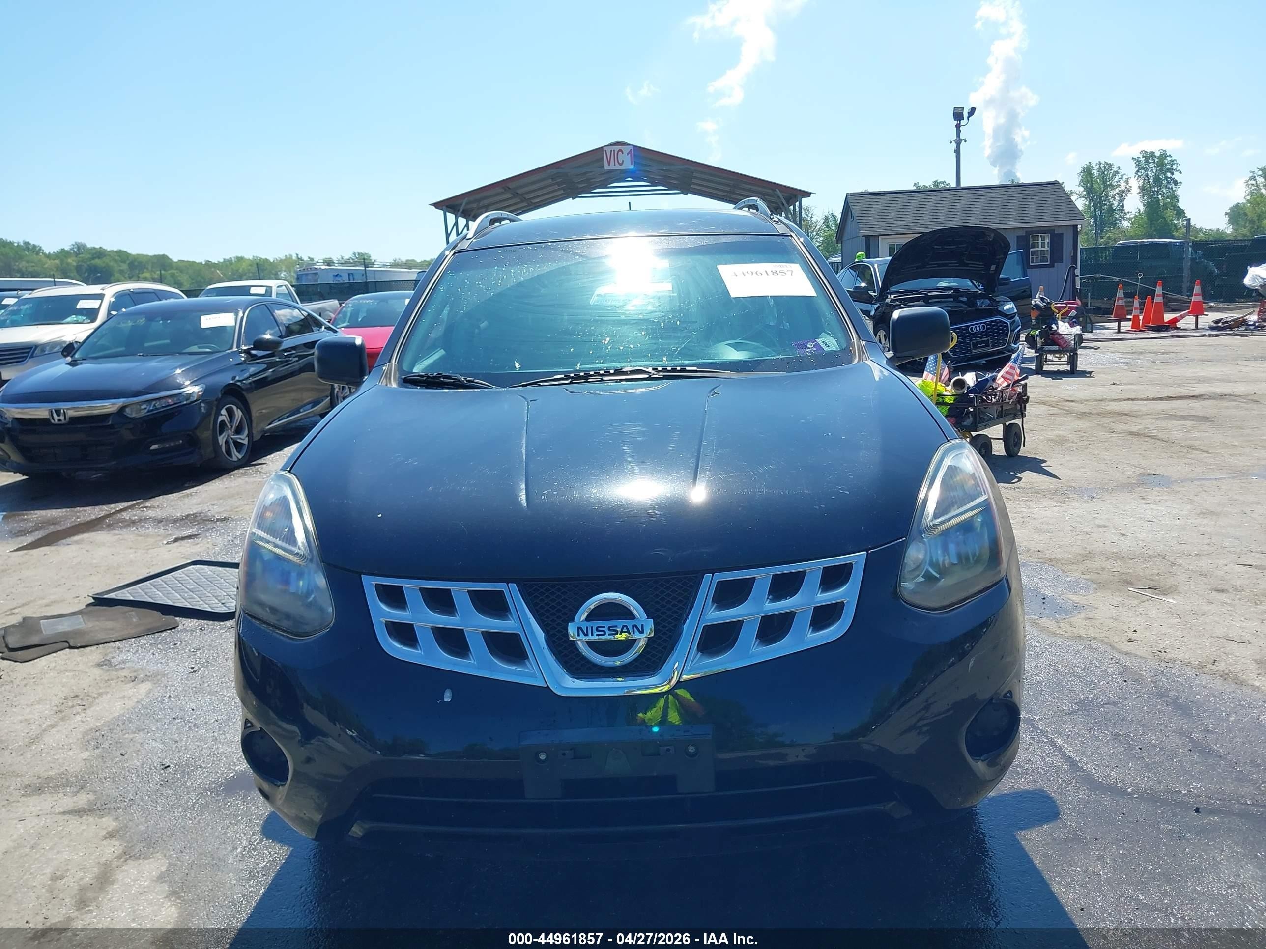2015 Nissan Rogue Select S Black vin: JN8AS5MT8FW162839