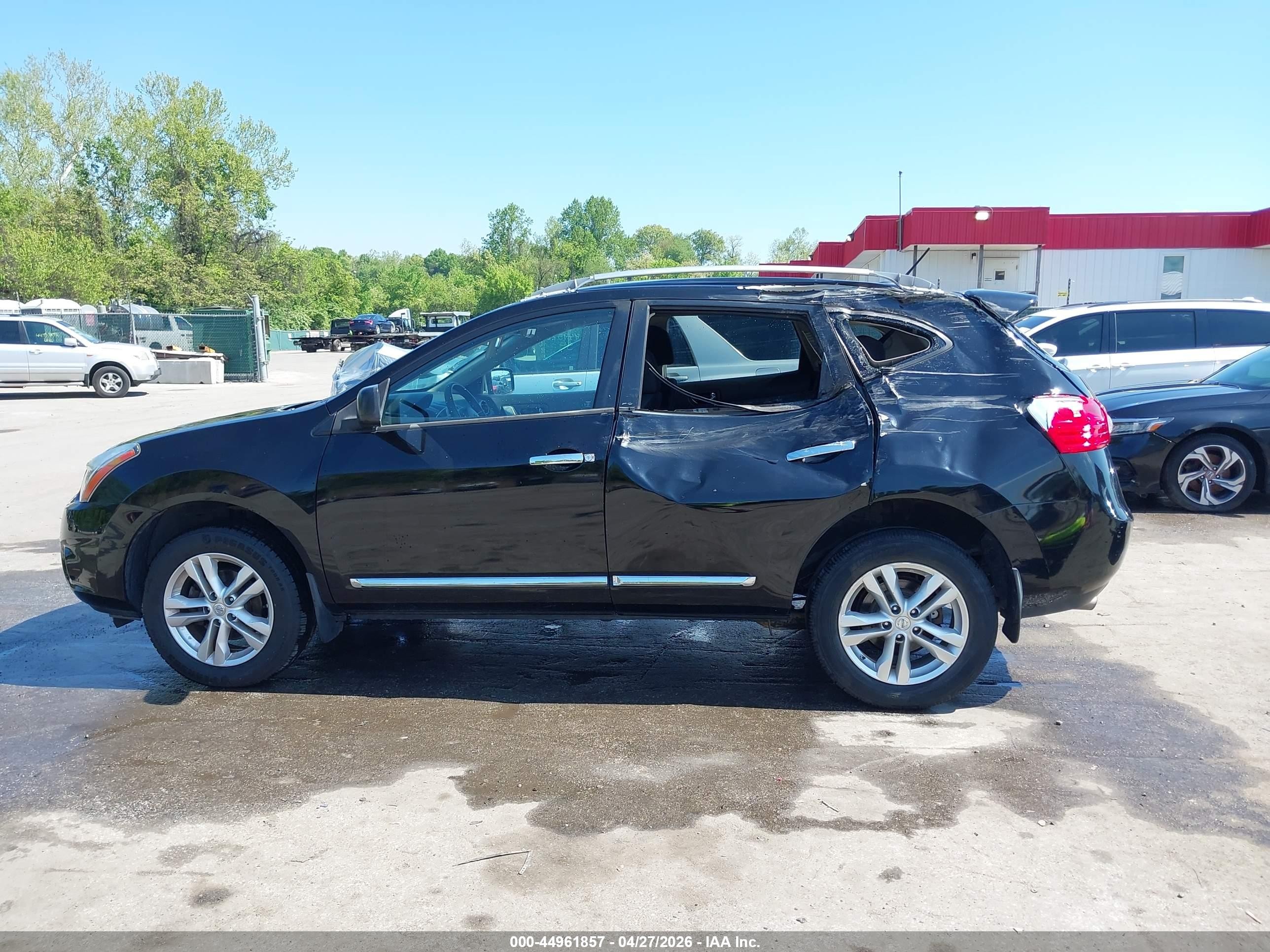 2015 Nissan Rogue Select S Black vin: JN8AS5MT8FW162839