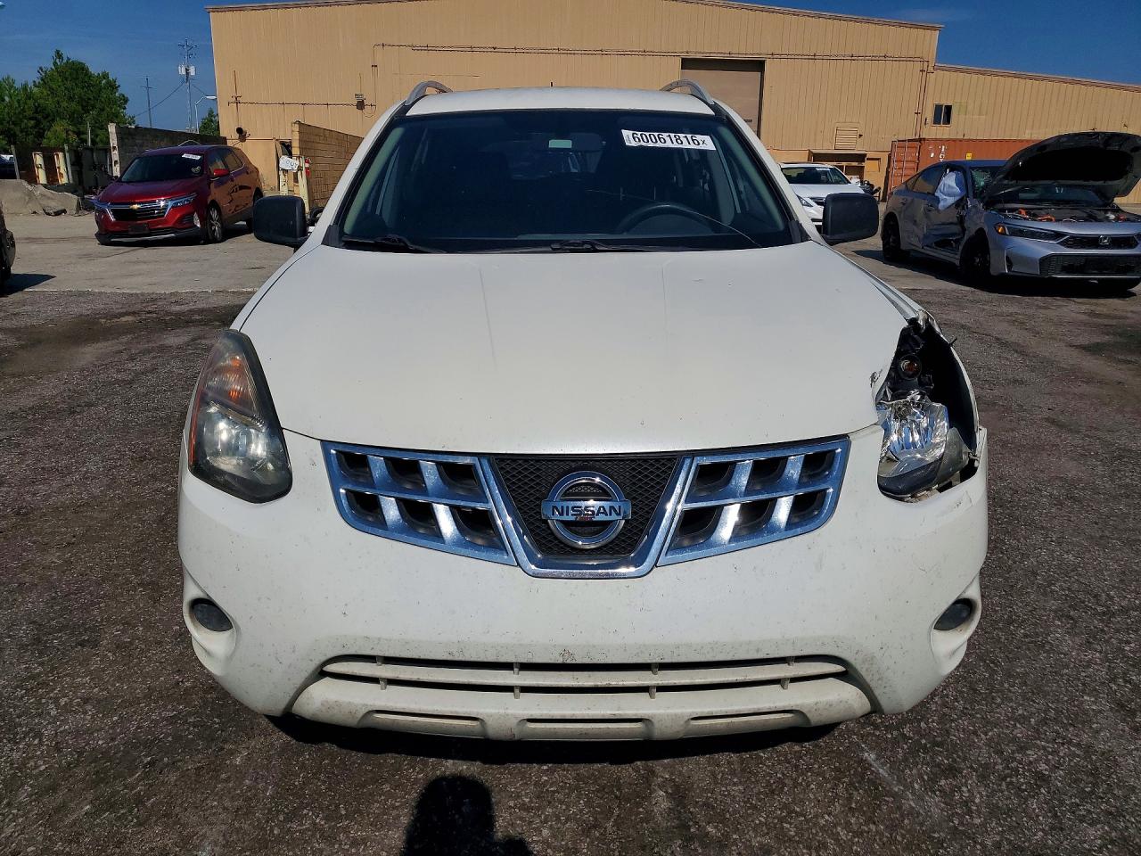 2015 Nissan Rogue Select S White vin: JN8AS5MT8FW162999