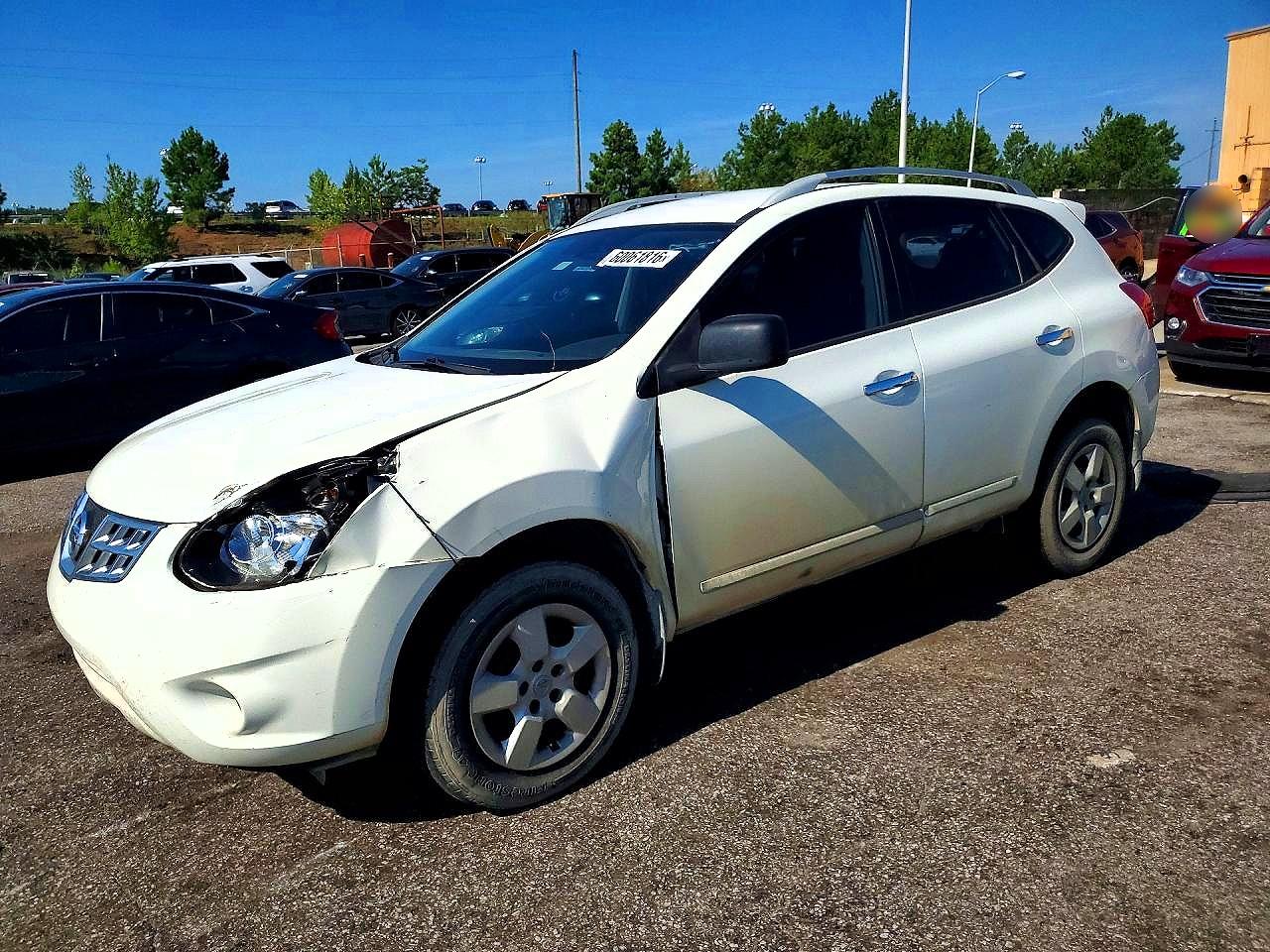 2015 Nissan Rogue Select S White vin: JN8AS5MT8FW162999