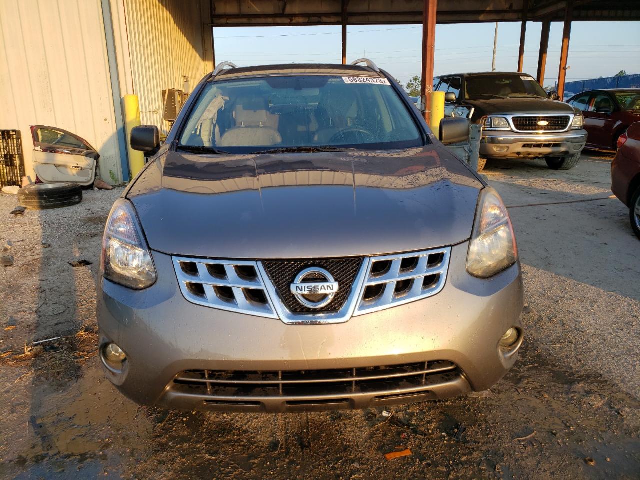 2015 Nissan Rogue Select S Gray vin: JN8AS5MT8FW658630
