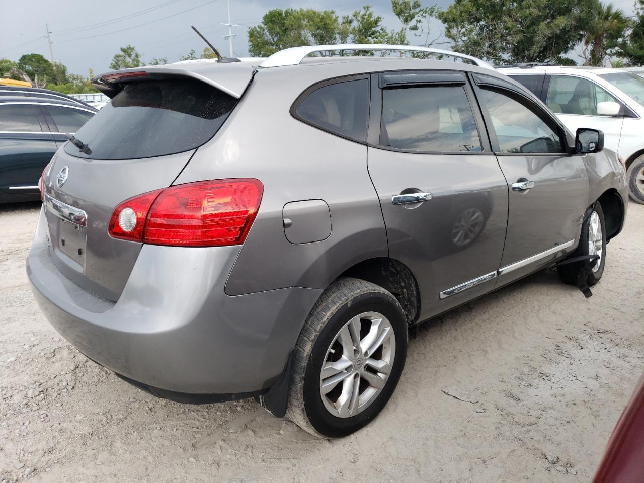 2015 Nissan Rogue Select S Gray vin: JN8AS5MT8FW658630