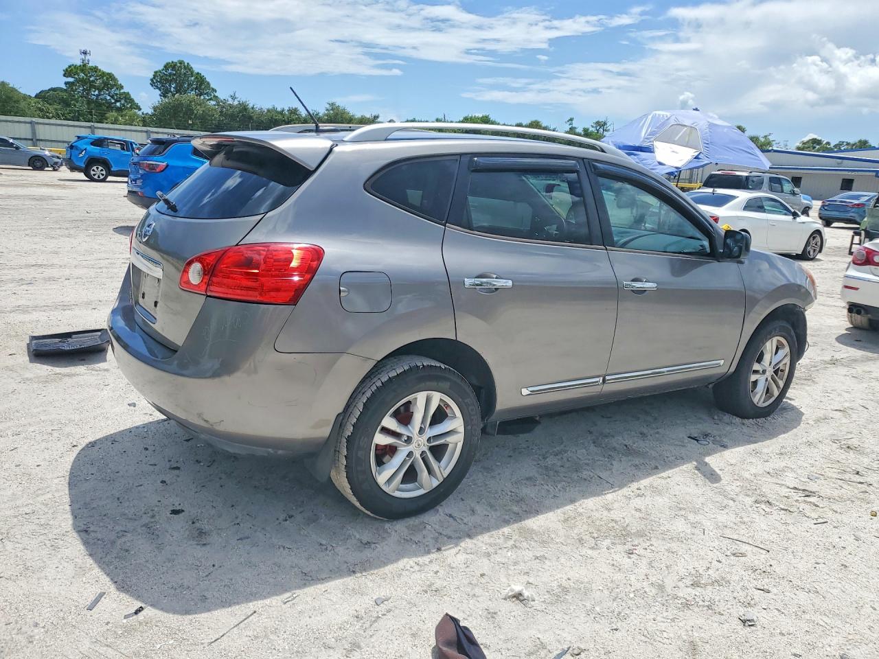 2015 Nissan Rogue Select S Gray vin: JN8AS5MT8FW658630