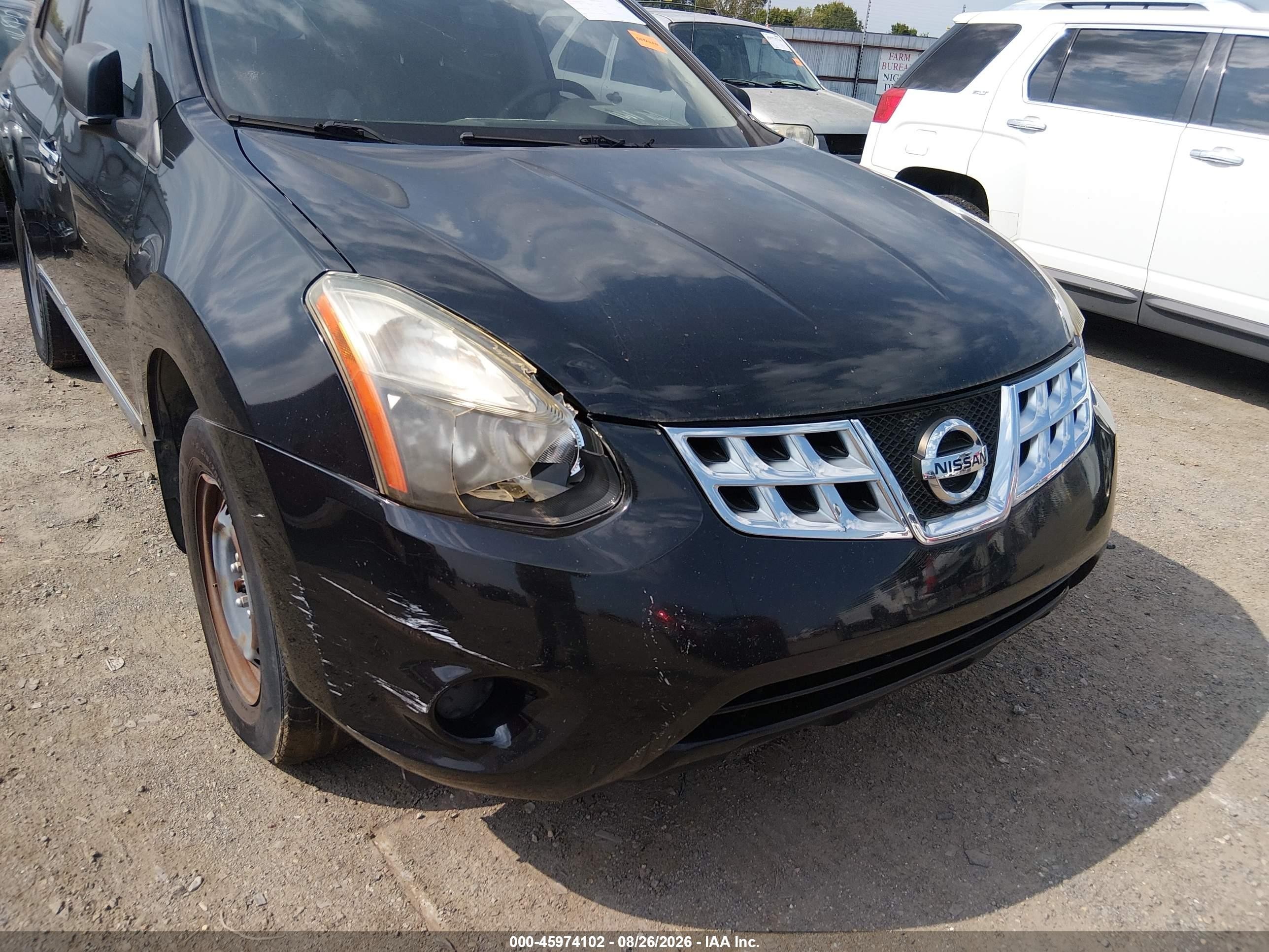 2015 Nissan Rogue Select S Black vin: JN8AS5MT8FW664413
