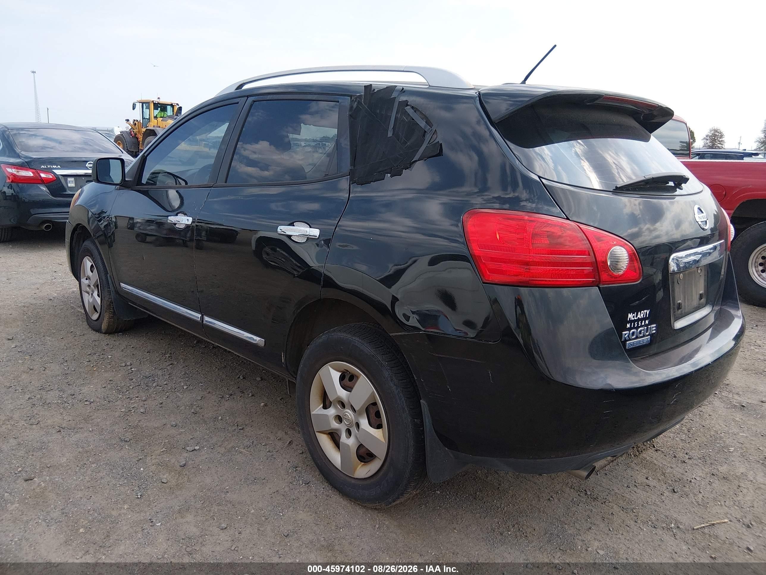 2015 Nissan Rogue Select S Black vin: JN8AS5MT8FW664413