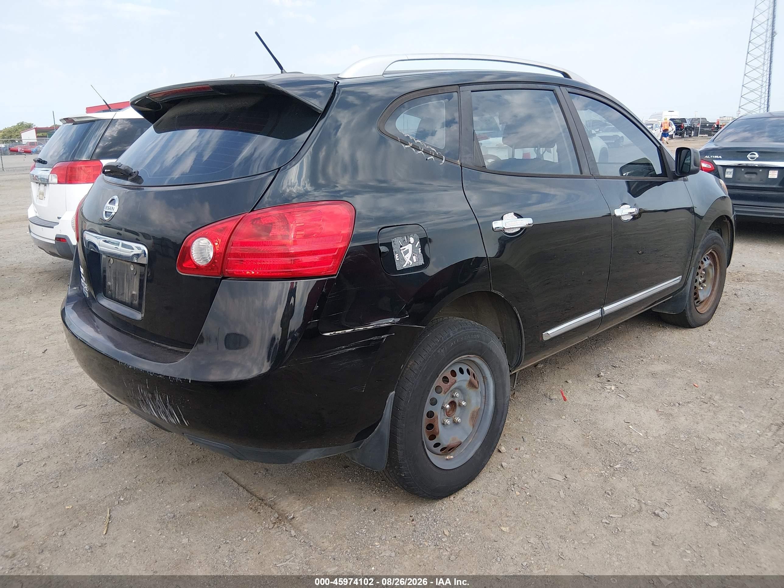 2015 Nissan Rogue Select S Black vin: JN8AS5MT8FW664413