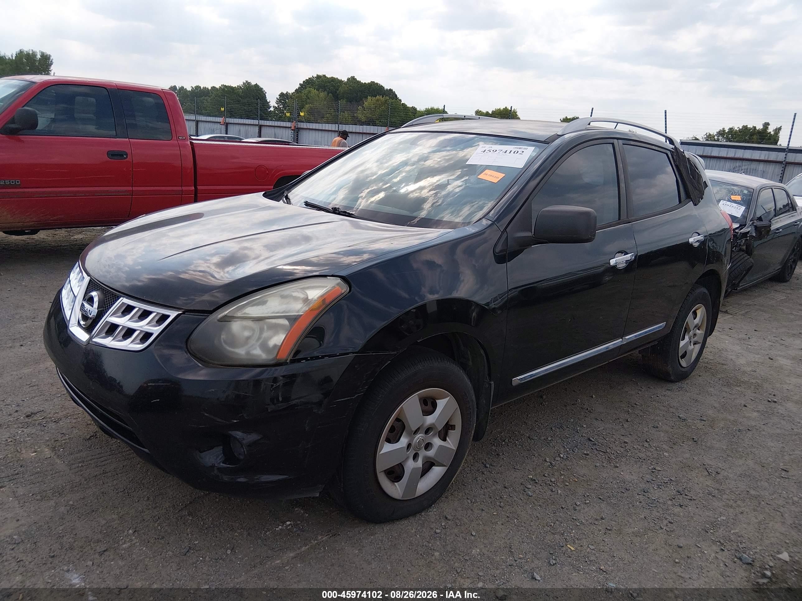 2015 Nissan Rogue Select S Black vin: JN8AS5MT8FW664413