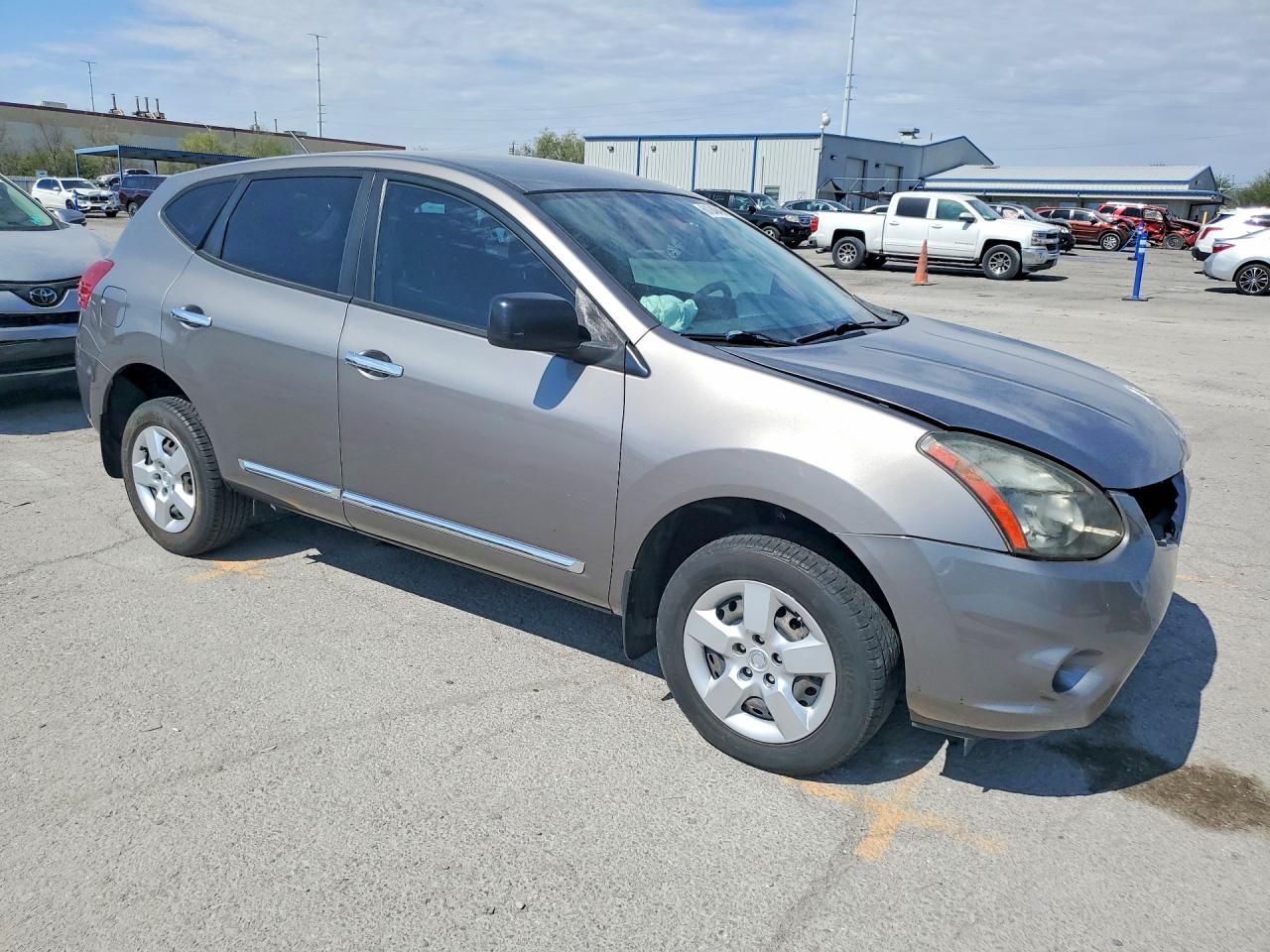 2015 Nissan Rogue Select S Gray vin: JN8AS5MT8FW672012