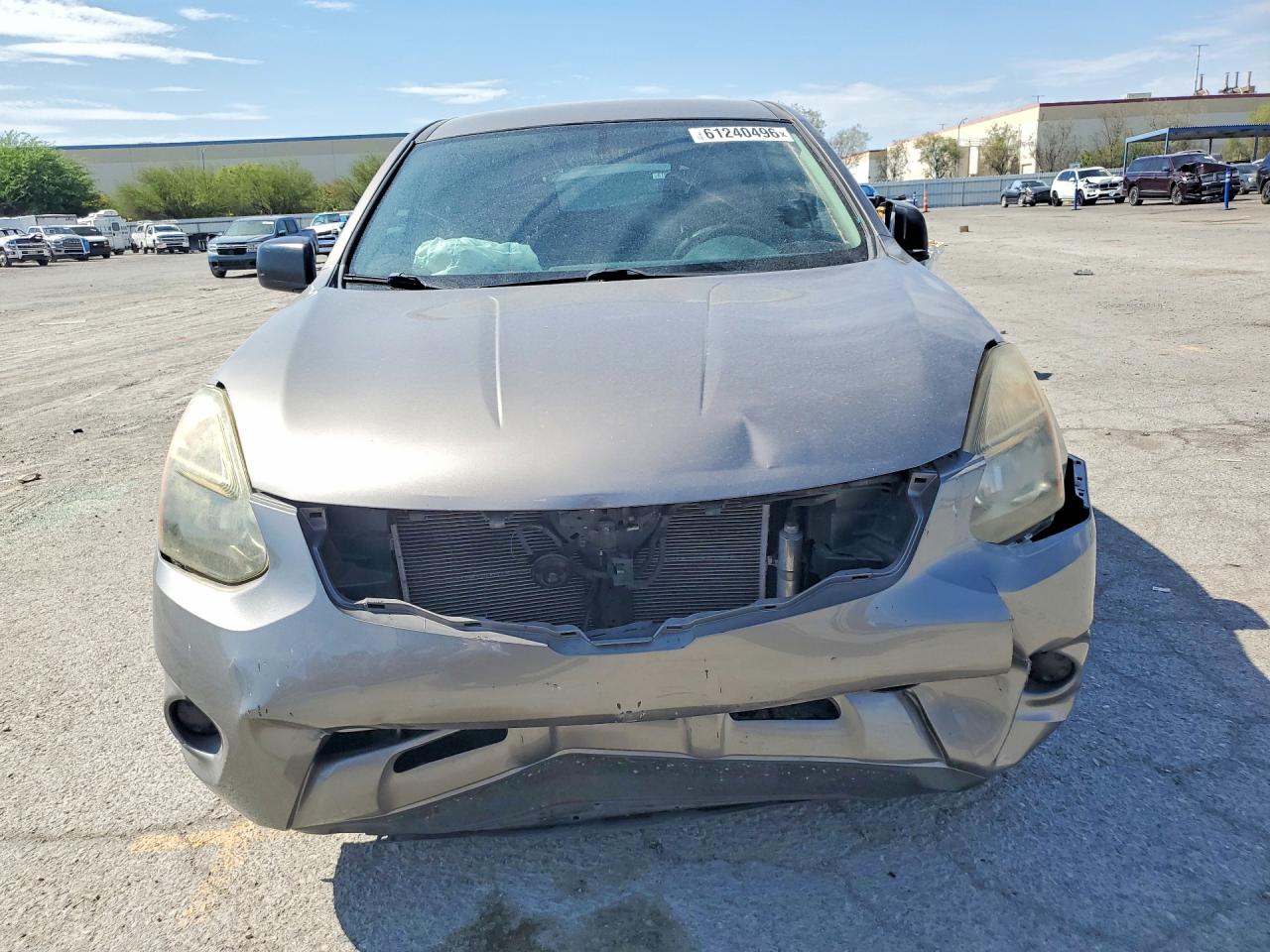 2015 Nissan Rogue Select S Gray vin: JN8AS5MT8FW672012