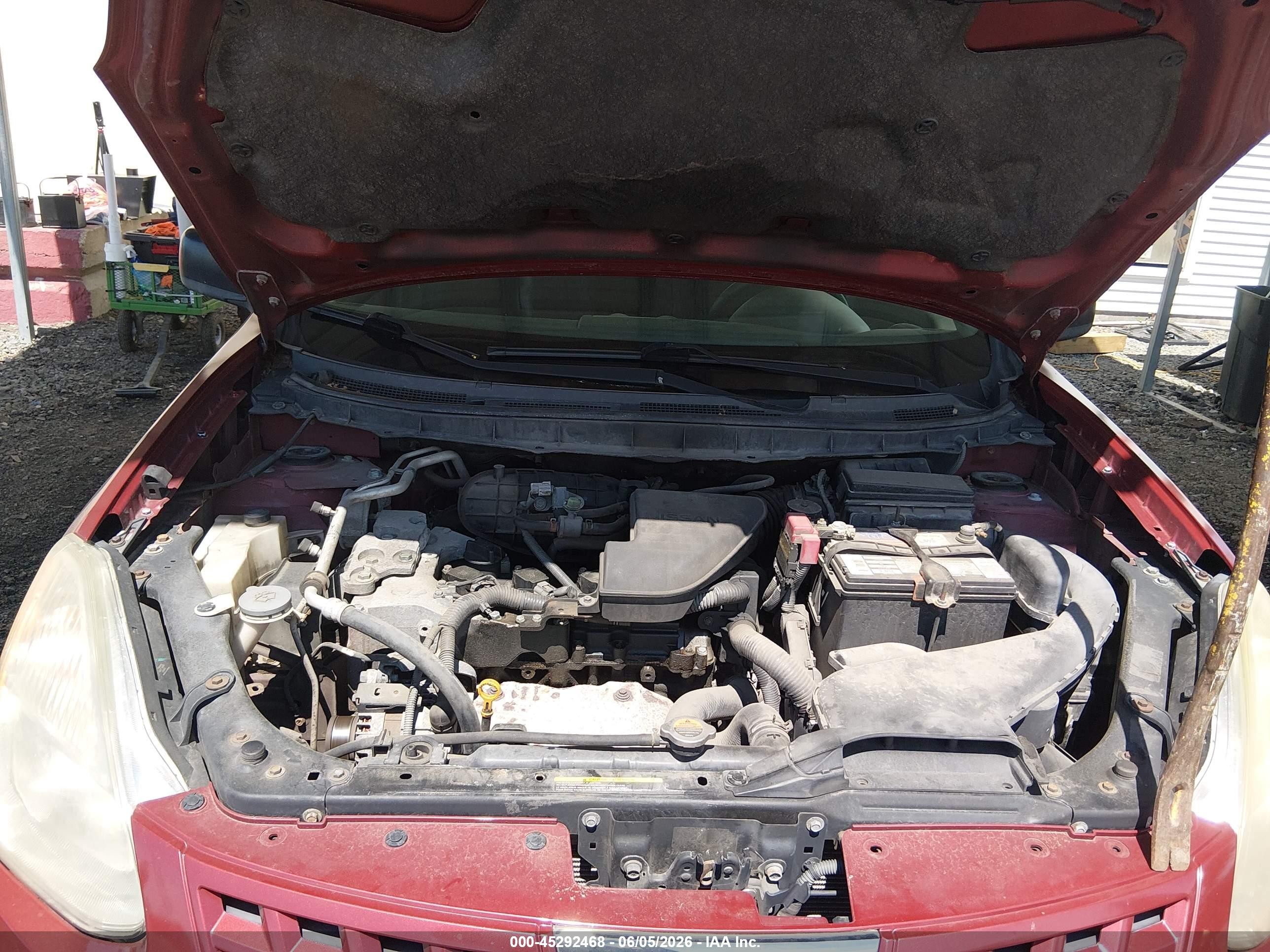 2010 Nissan Rogue S Red vin: JN8AS5MT9AW000467