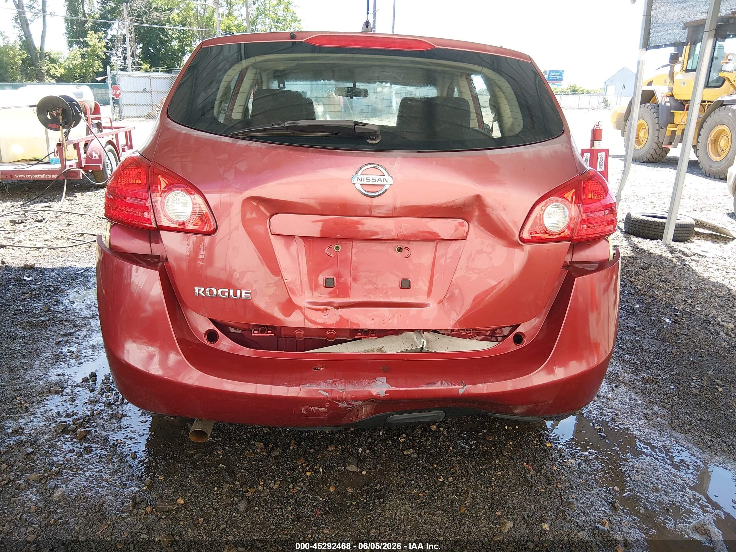 2010 Nissan Rogue S Red vin: JN8AS5MT9AW000467