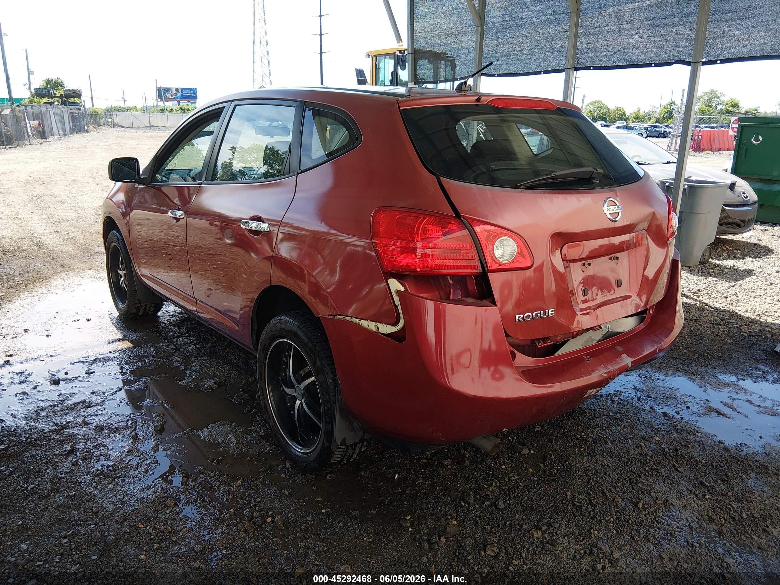 2010 Nissan Rogue S Red vin: JN8AS5MT9AW000467