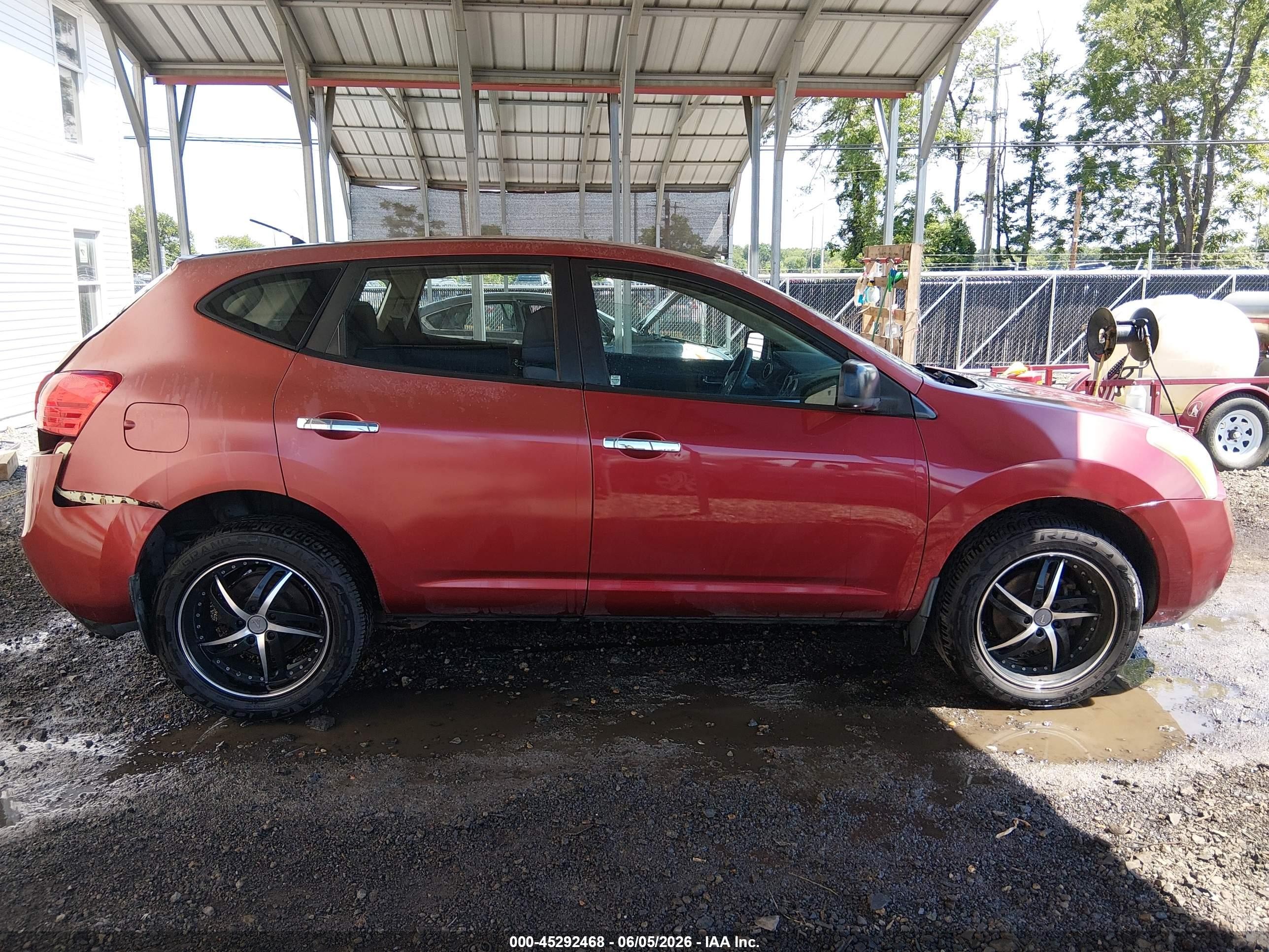 2010 Nissan Rogue S Red vin: JN8AS5MT9AW000467