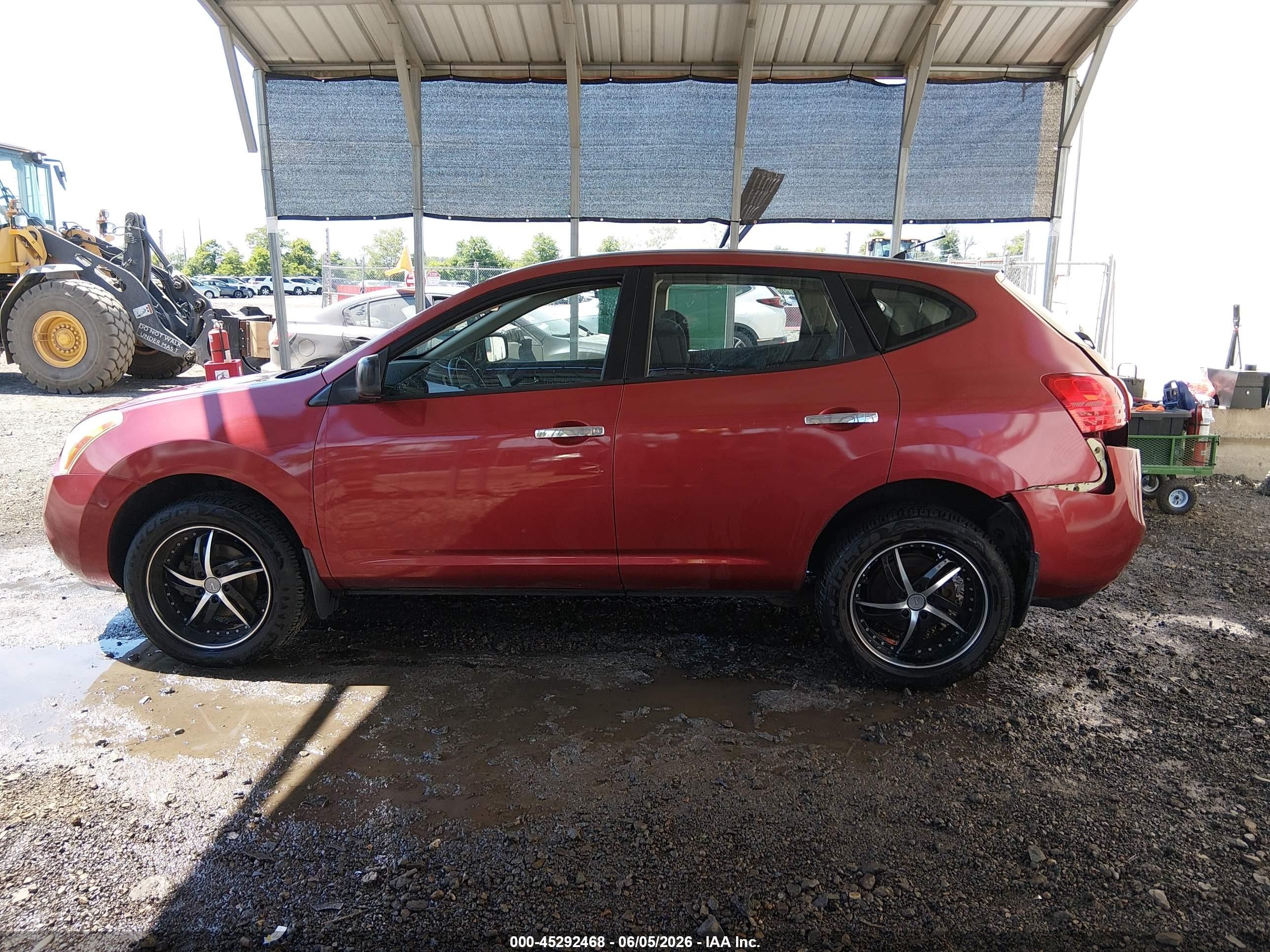 2010 Nissan Rogue S Red vin: JN8AS5MT9AW000467