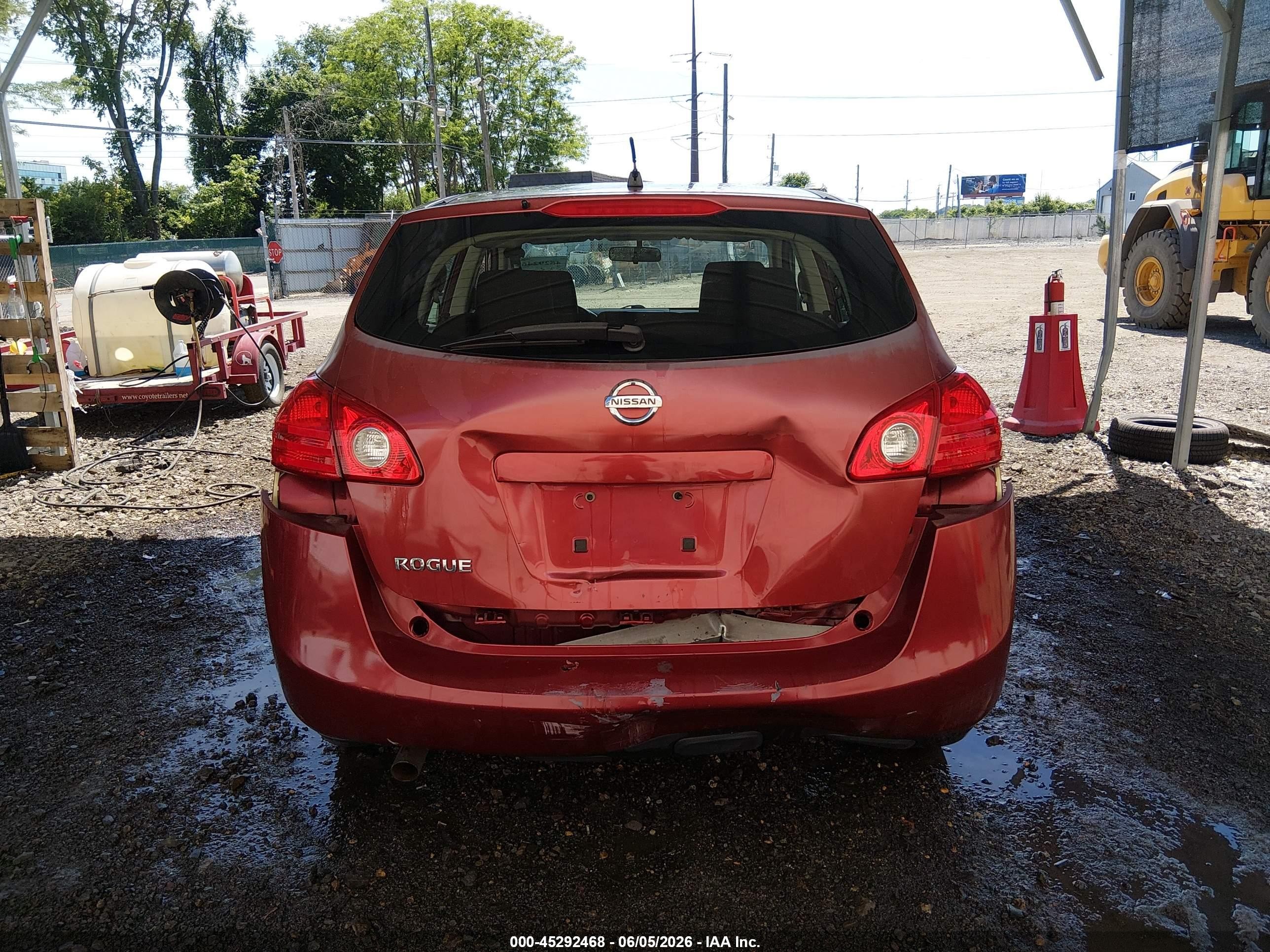 2010 Nissan Rogue S Red vin: JN8AS5MT9AW000467