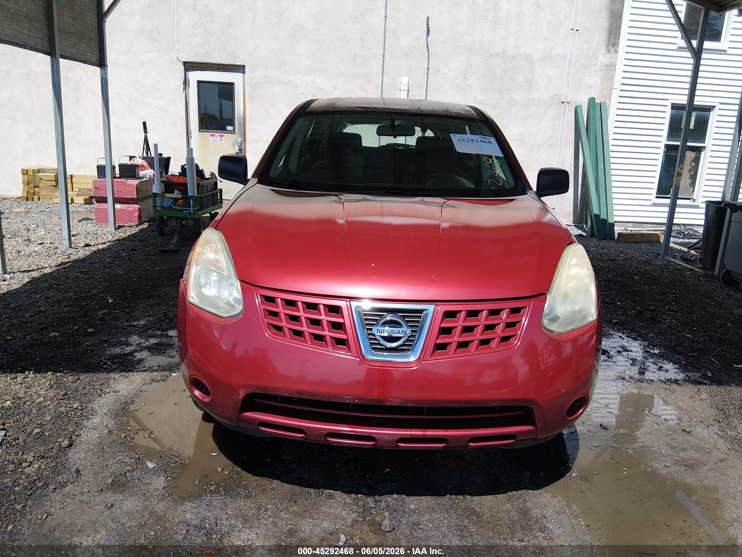 2010 Nissan Rogue S Red vin: JN8AS5MT9AW000467