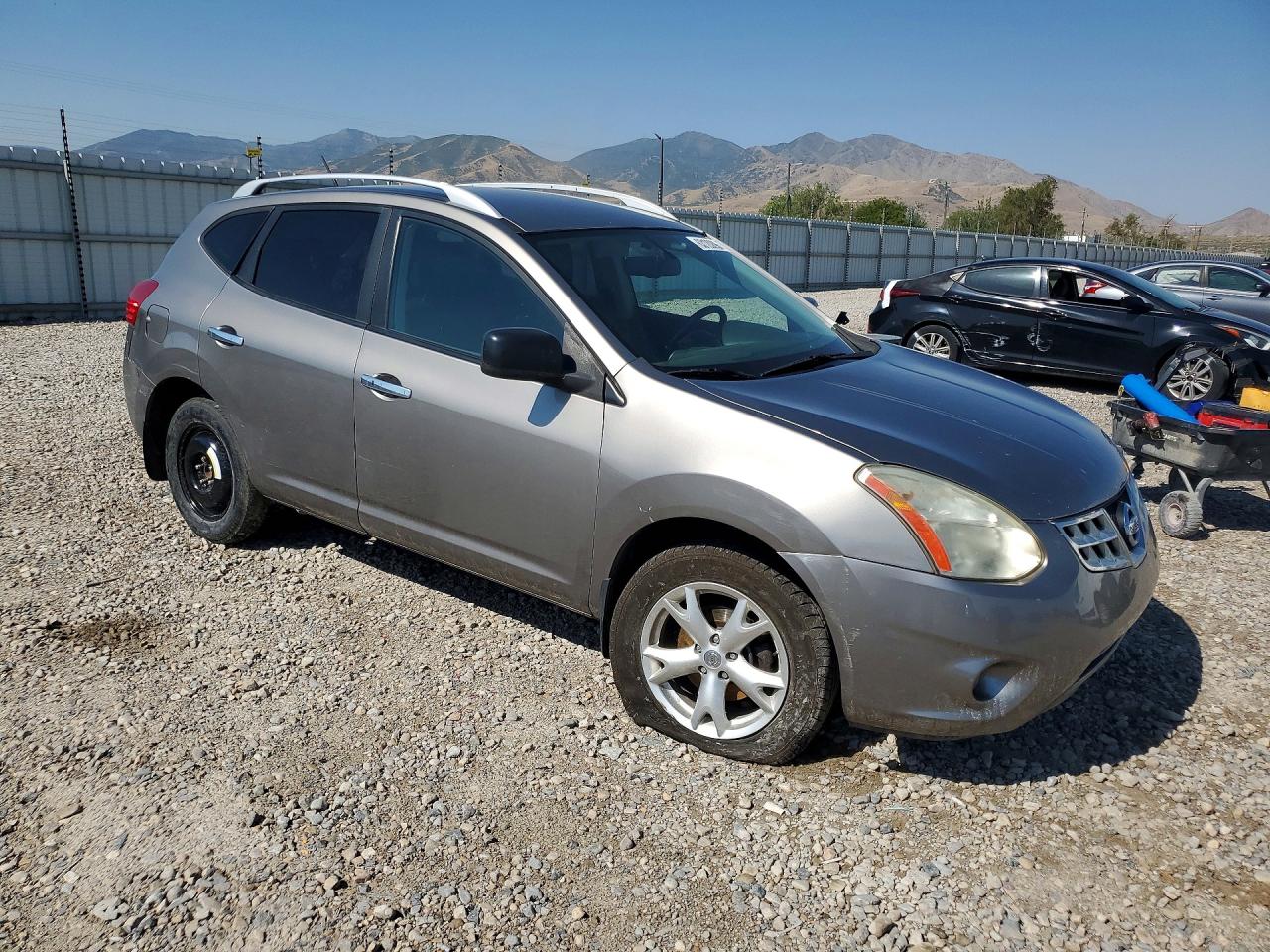 2010 Nissan Rogue Sl Серебряный vin: JN8AS5MT9AW001618