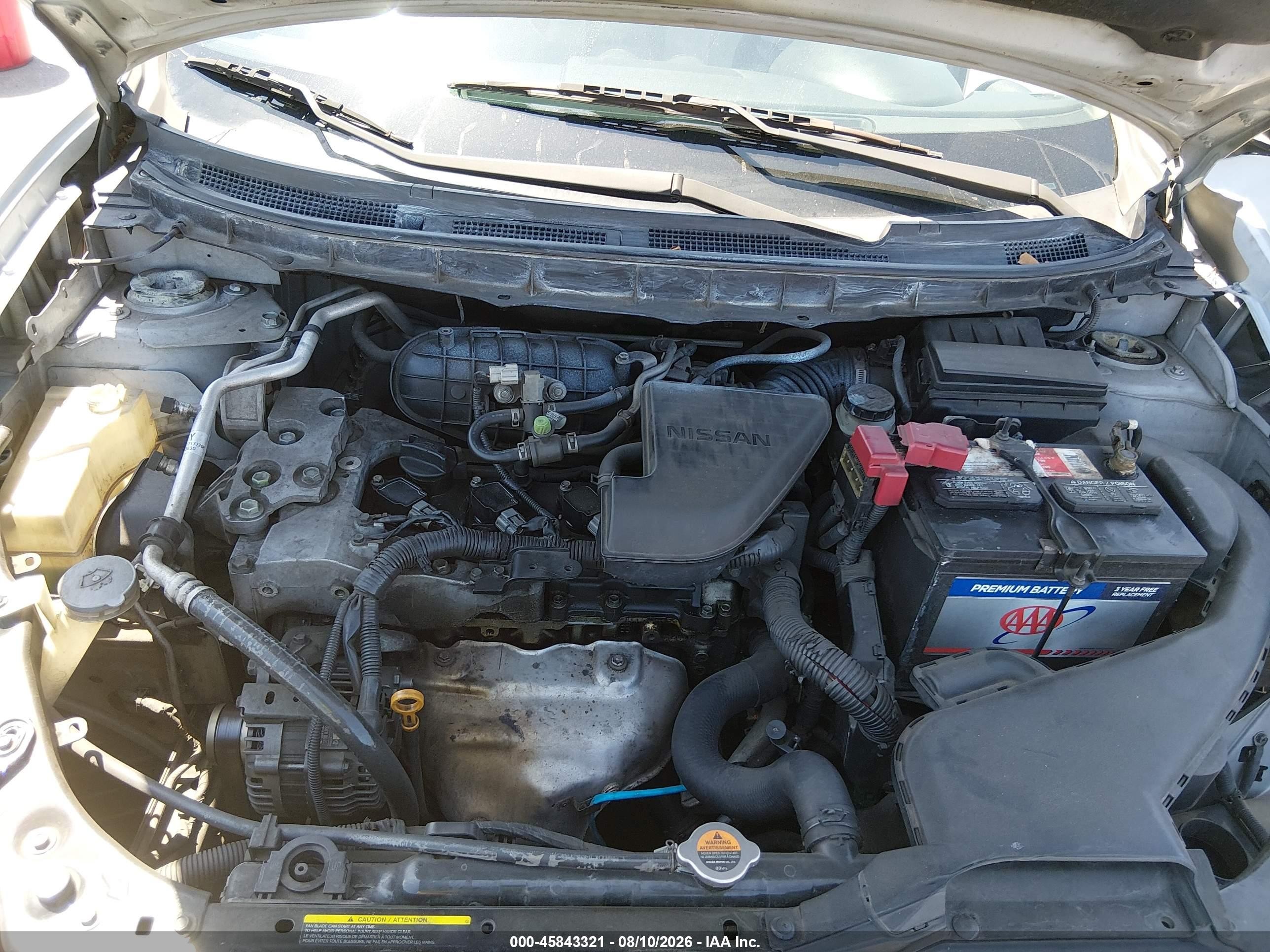 2010 Nissan Rogue S Серебряный vin: JN8AS5MT9AW008052